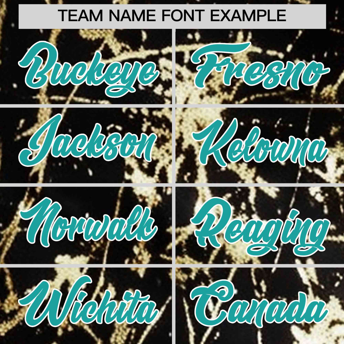 Custom Black Aqua Metallic Gold Splatter Urban Streetwear Baseball Jersey