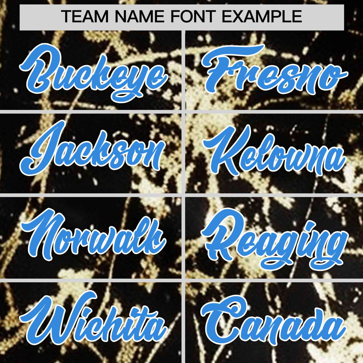Custom Black Light Blue Shiny Gold Cracked Texture Baseball Jersey