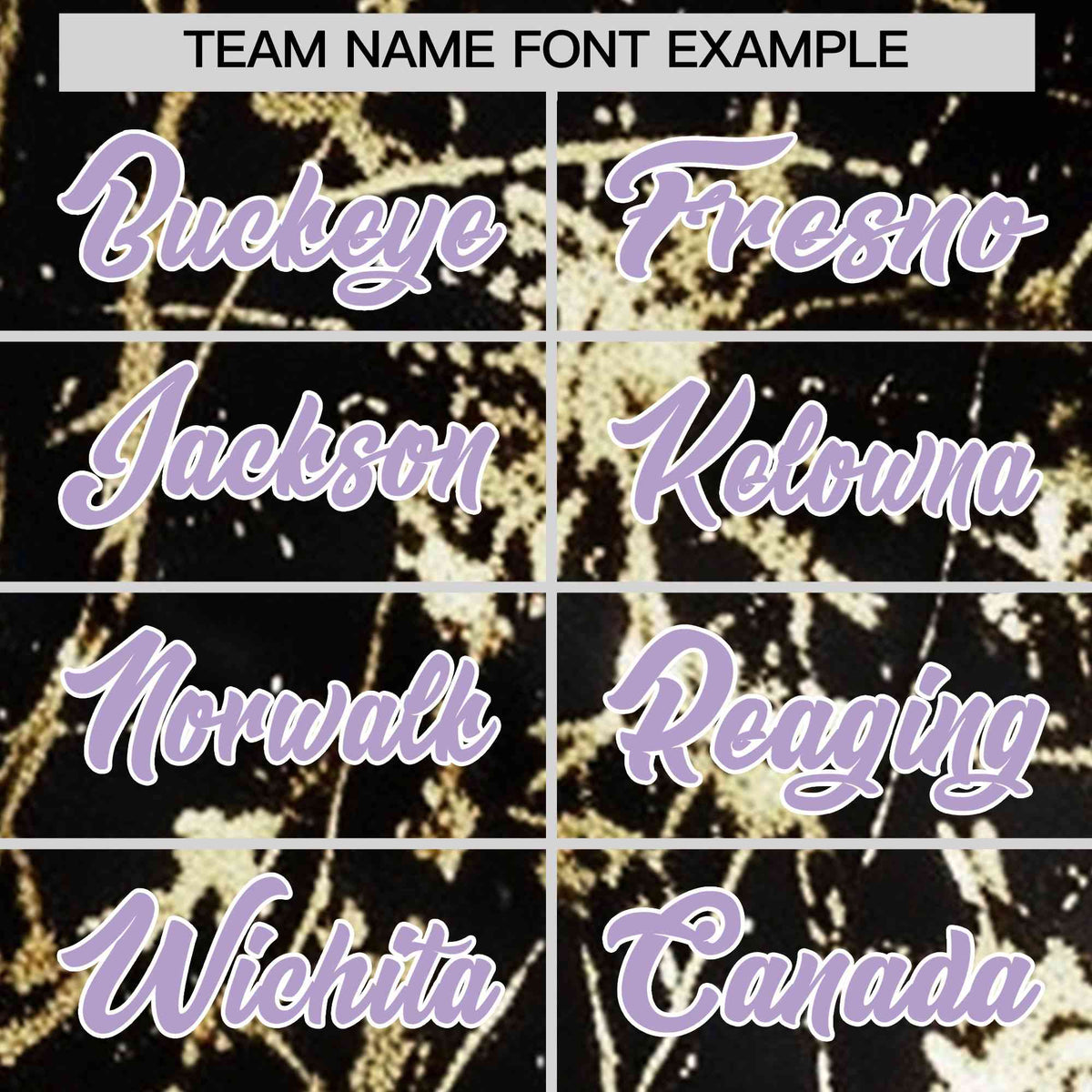 Custom Black Light Purple Metallic Gold Splatter Breathable&amp;Wrinkle-Resistant Baseball Jersey