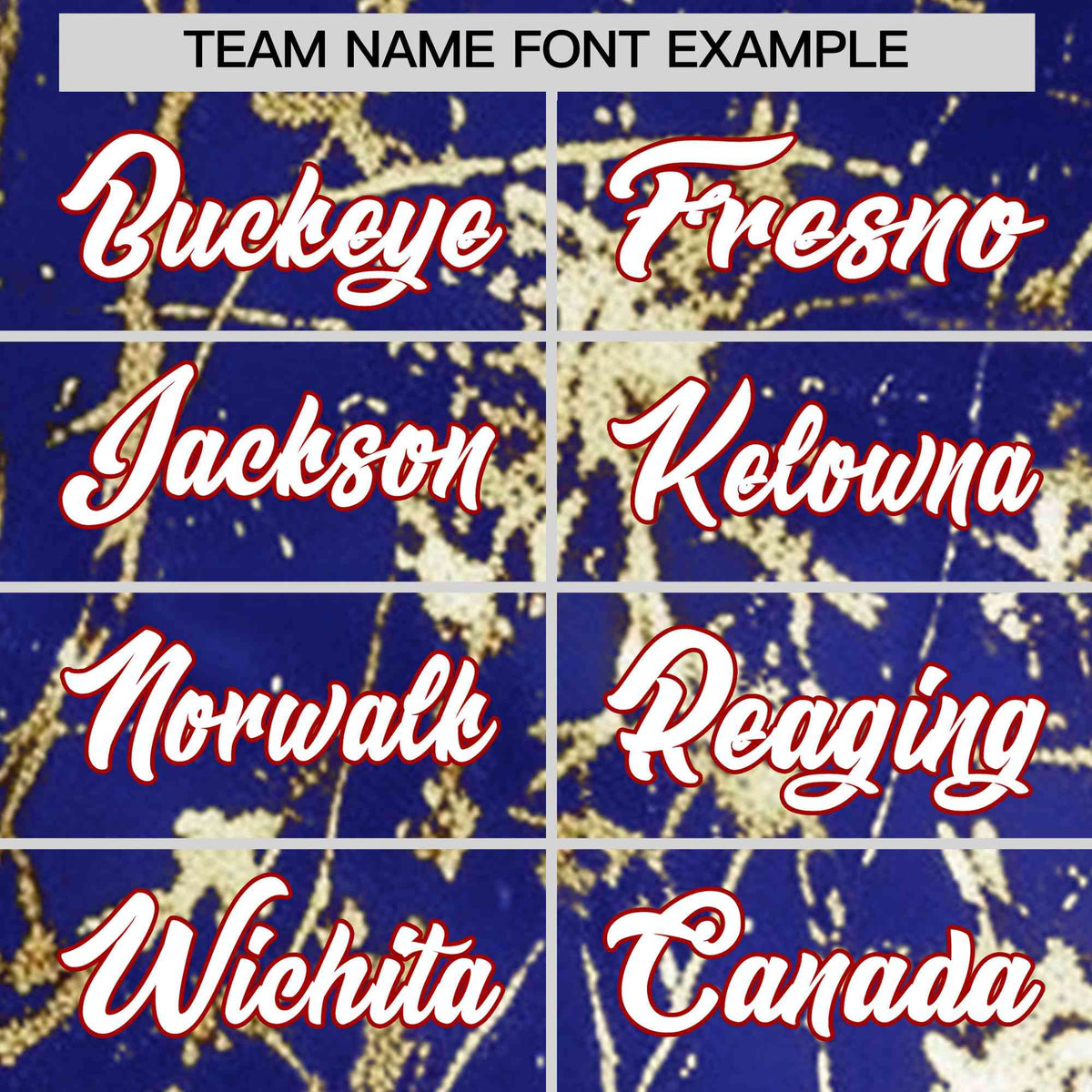 Custom Royal White Black&amp;Gold Marble Print Clubwear Party Streetwear Baseball Jersey