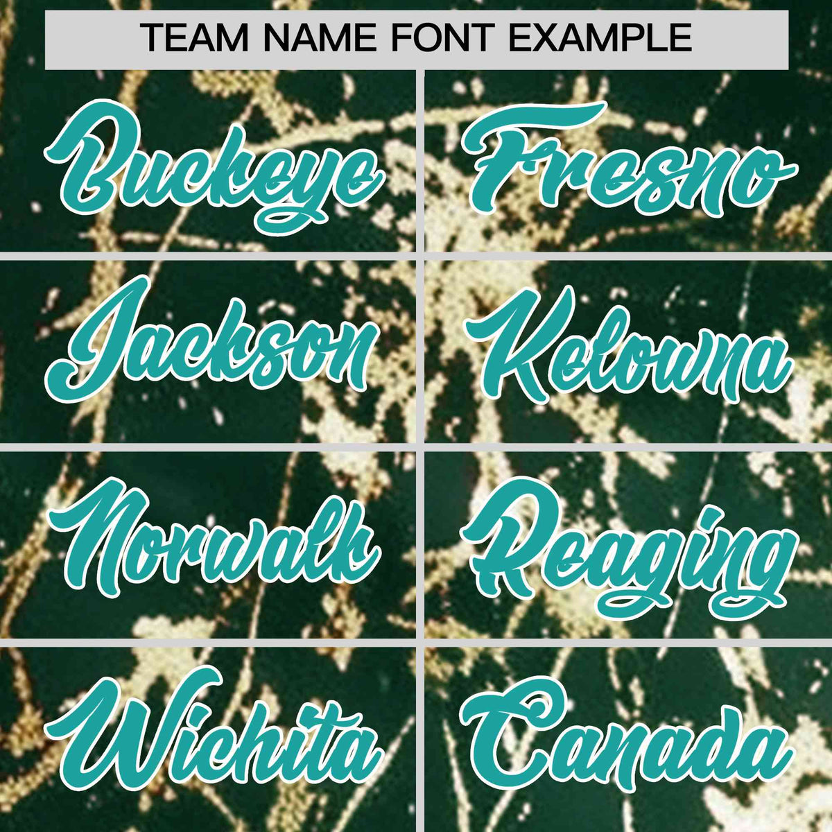 Custom Green Aqua Metallic Gold Splatter Urban Streetwear Baseball Jersey