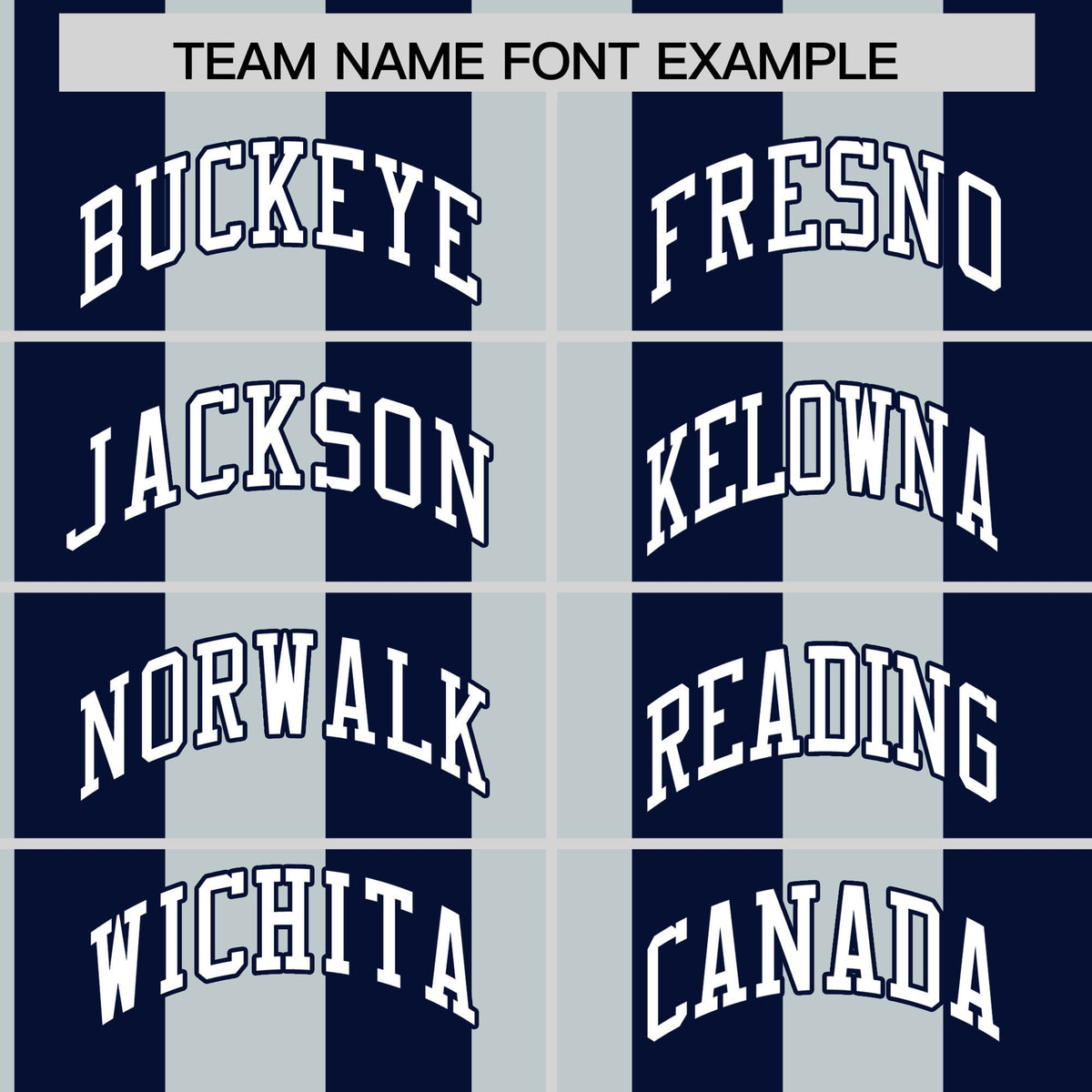 Custom Navy Silver Stripe Fashion Authentic Two-Button Baseball Jersey