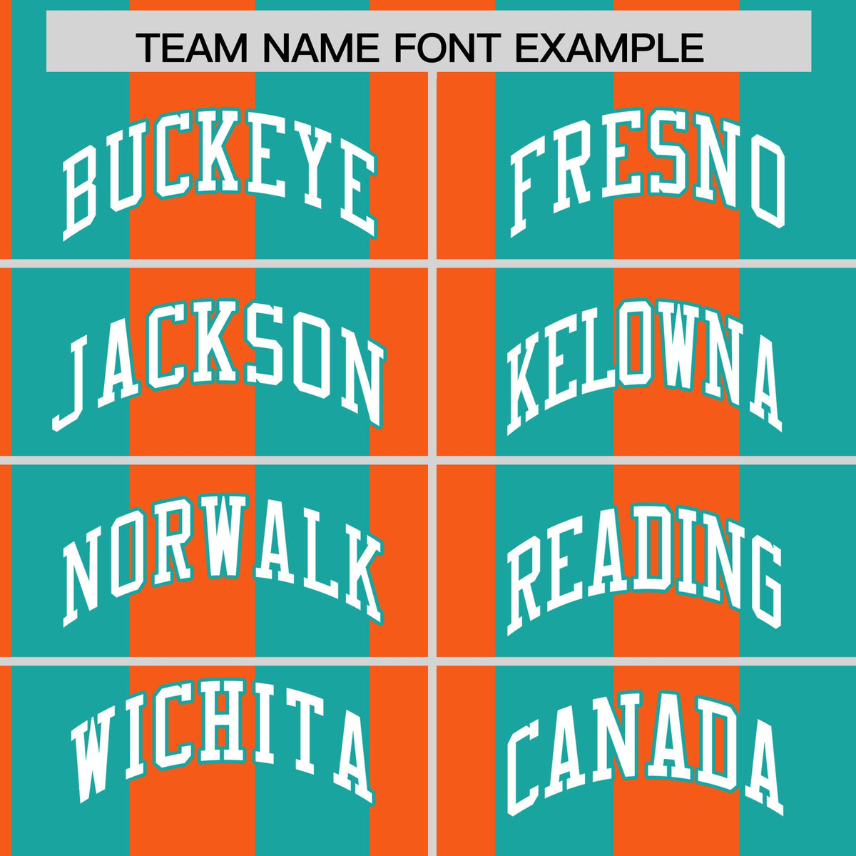 Custom Aqua Orange Stripe Fashion Authentic Two-Button Baseball Jersey