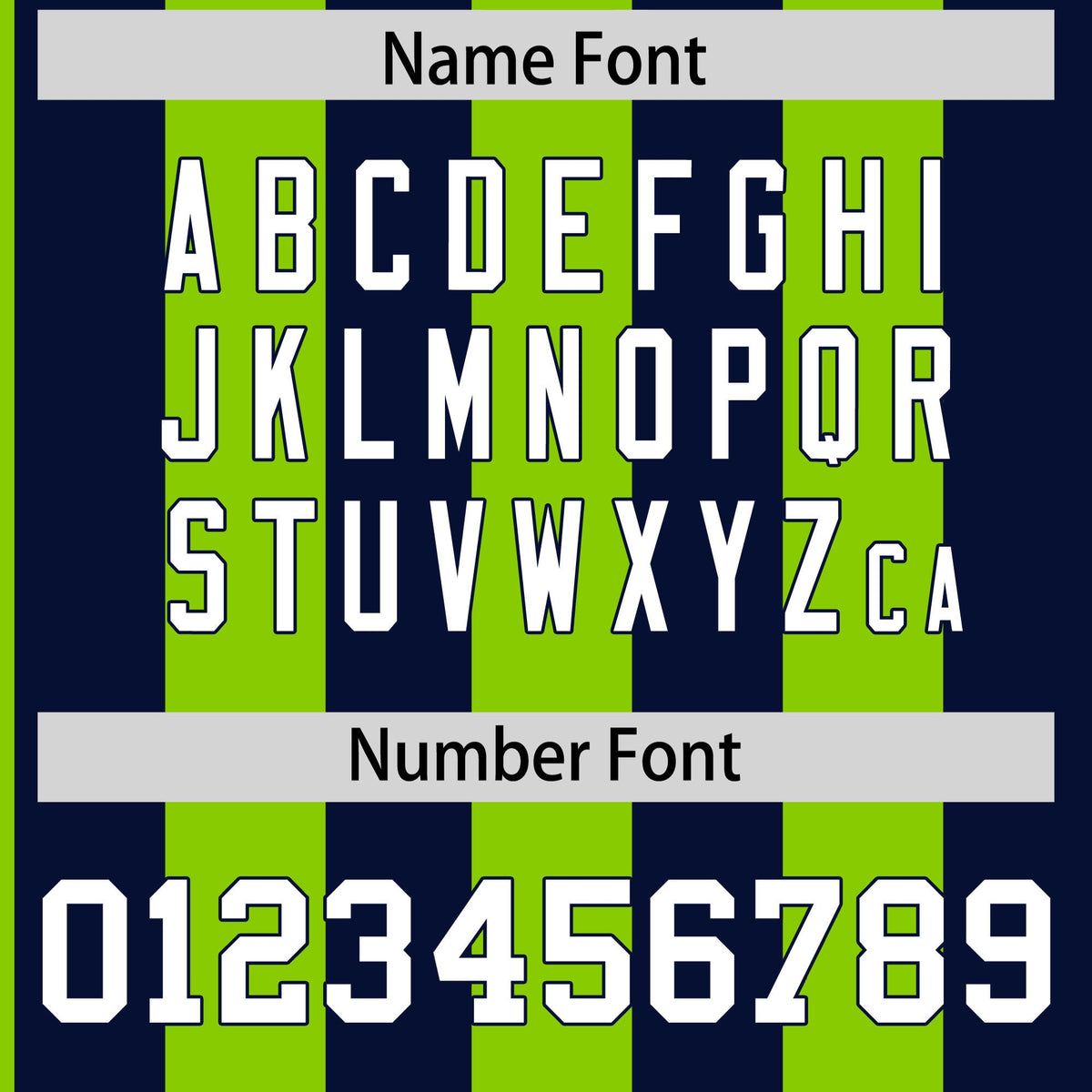 Custom Navy Neon Green Stripe Fashion Authentic Two-Button Baseball Jersey