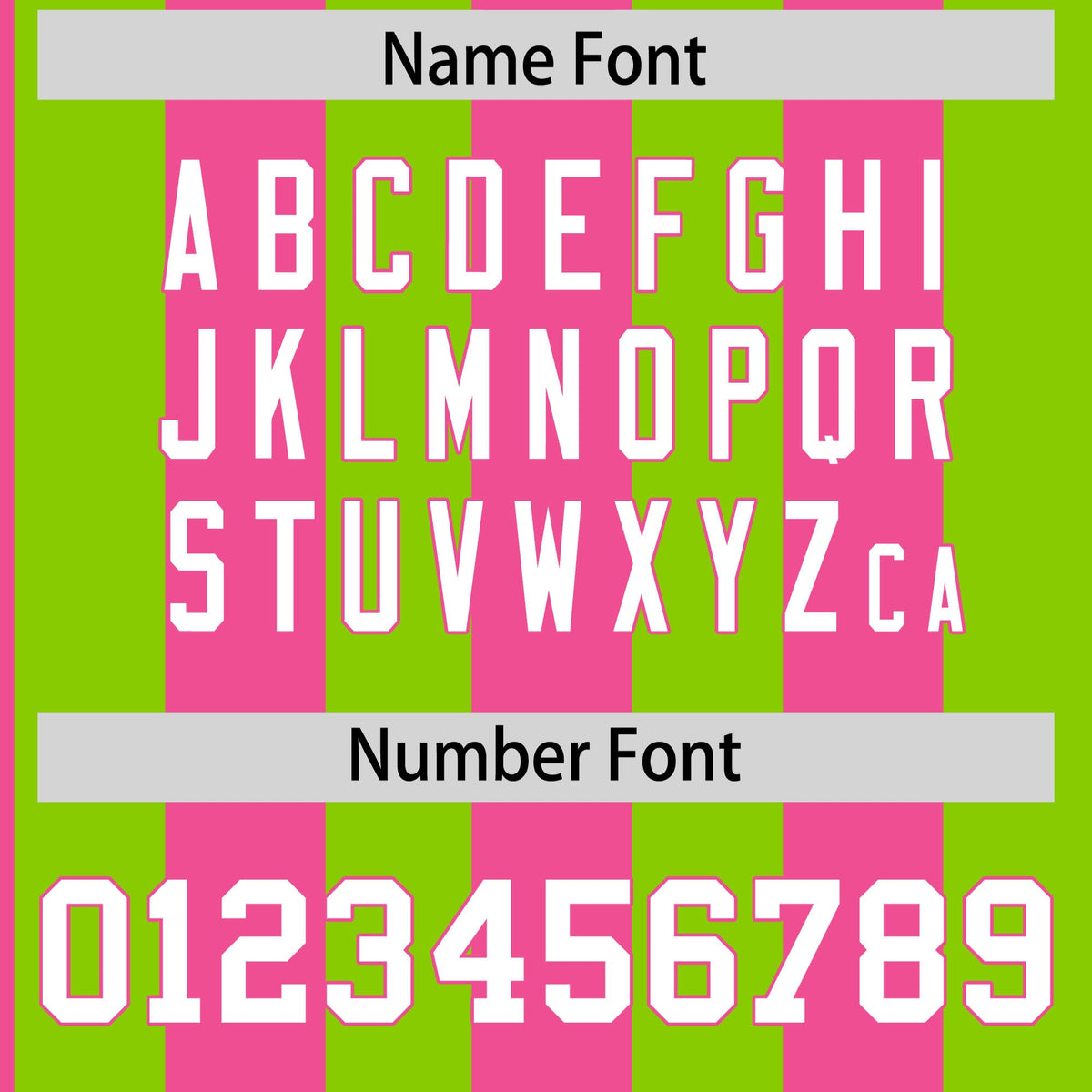 Custom Neon Green Pink Stripe Fashion Authentic Two-Button Baseball Jersey