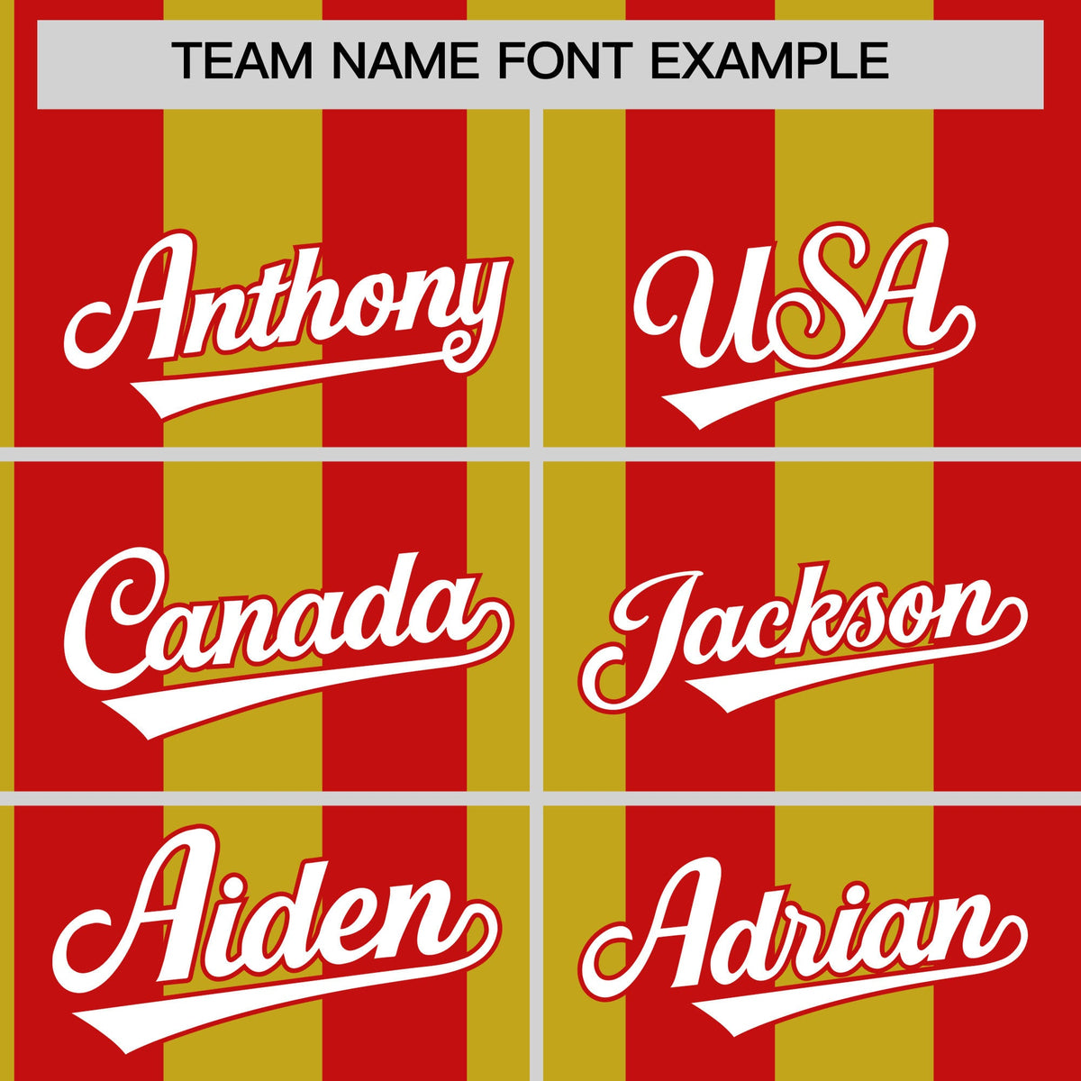 Custom Red Old Gold Stripe Fashion Authentic Two-Button Baseball Jersey