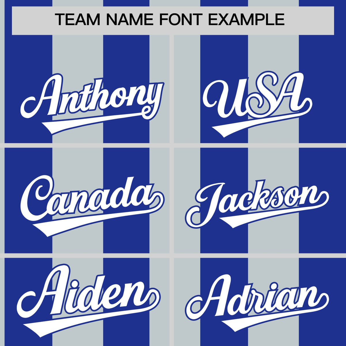 Custom Royal Silver Stripe Fashion Authentic Two-Button Baseball Jersey