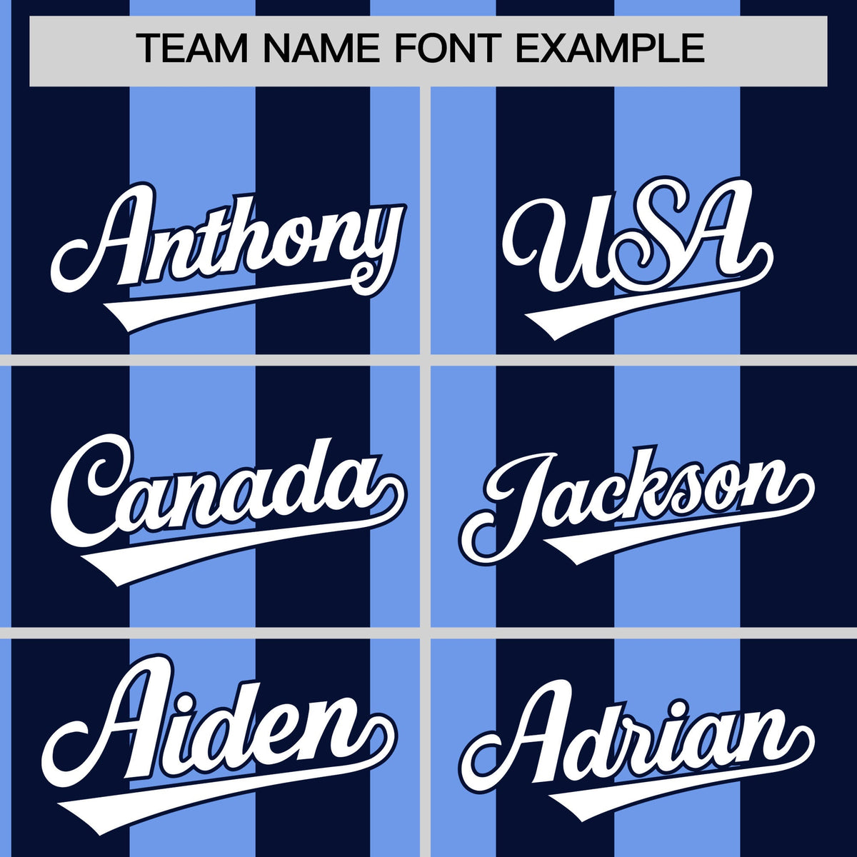 Custom Navy Light Blue Stripe Fashion Authentic Two-Button Baseball Jersey