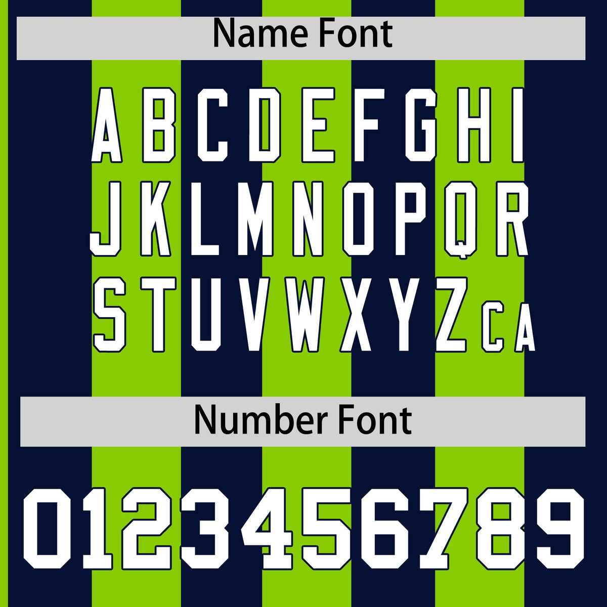 Custom Navy Neon Green Stripe Fashion Authentic Two-Button Baseball Jersey