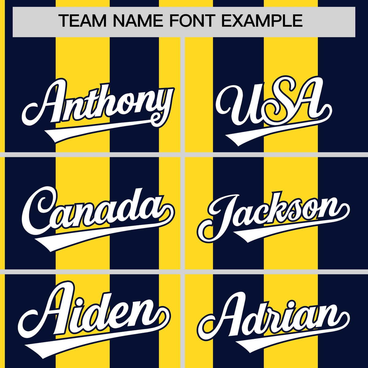 Custom Navy Gold Stripe Fashion Authentic Two-Button Baseball Jersey