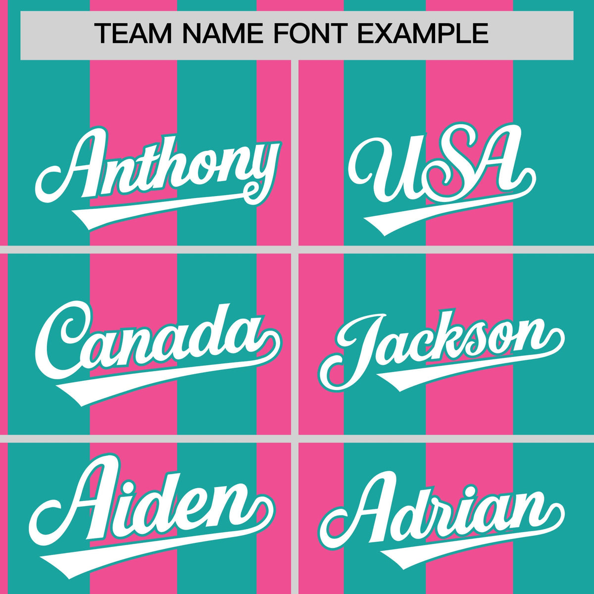 Custom Aqua Pink Stripe Fashion Authentic Two-Button Baseball Jersey