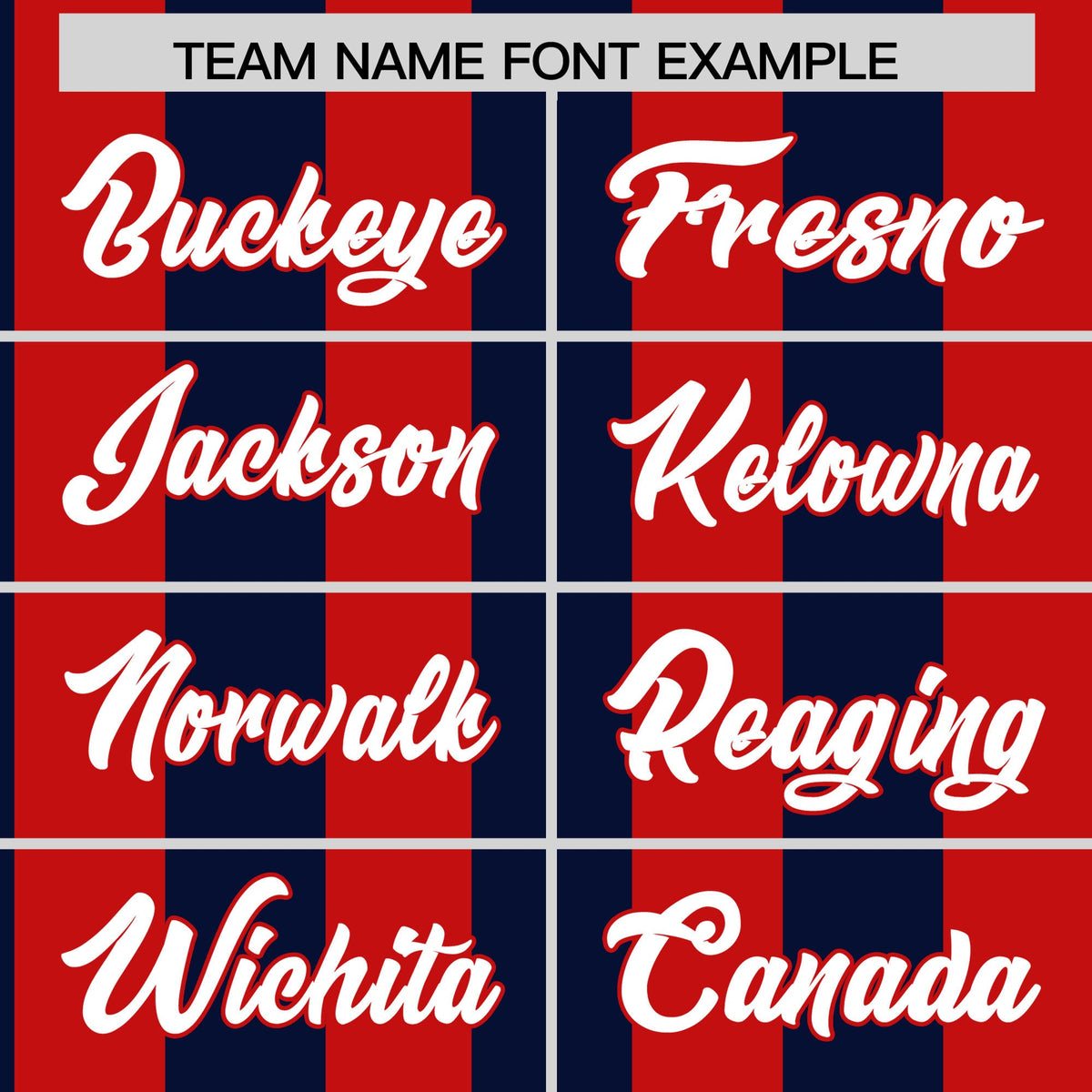 Custom Red Navy Stripe Fashion Authentic Two-Button Baseball Jersey