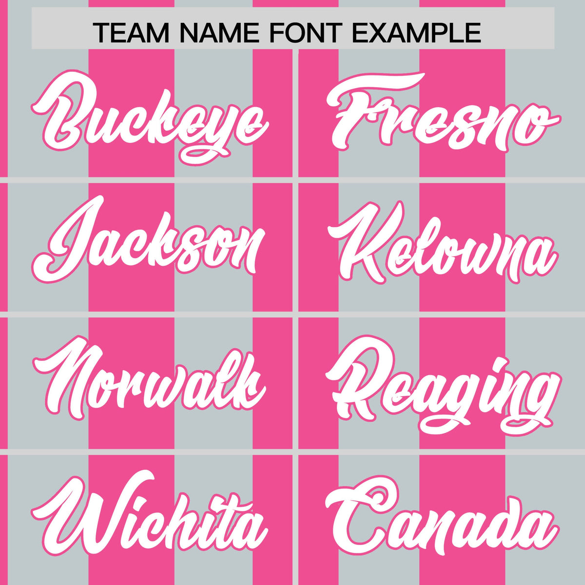 Custom Silver Pink Stripe Fashion Authentic Two-Button Baseball Jersey