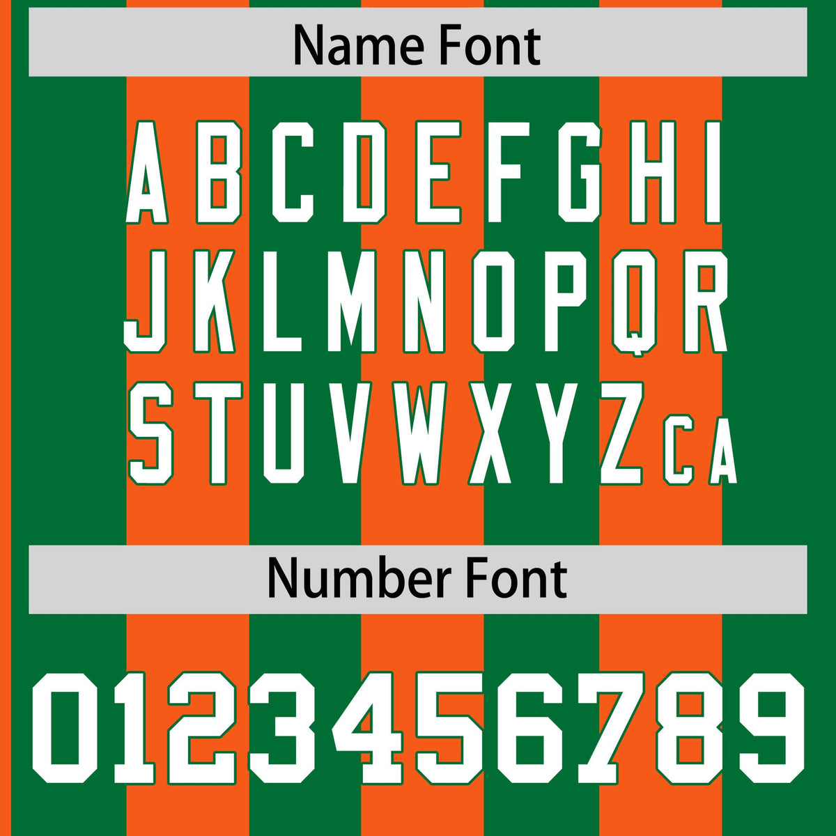 Custom Kelly Green Orange Stripe Fashion Authentic Two-Button Baseball Jersey