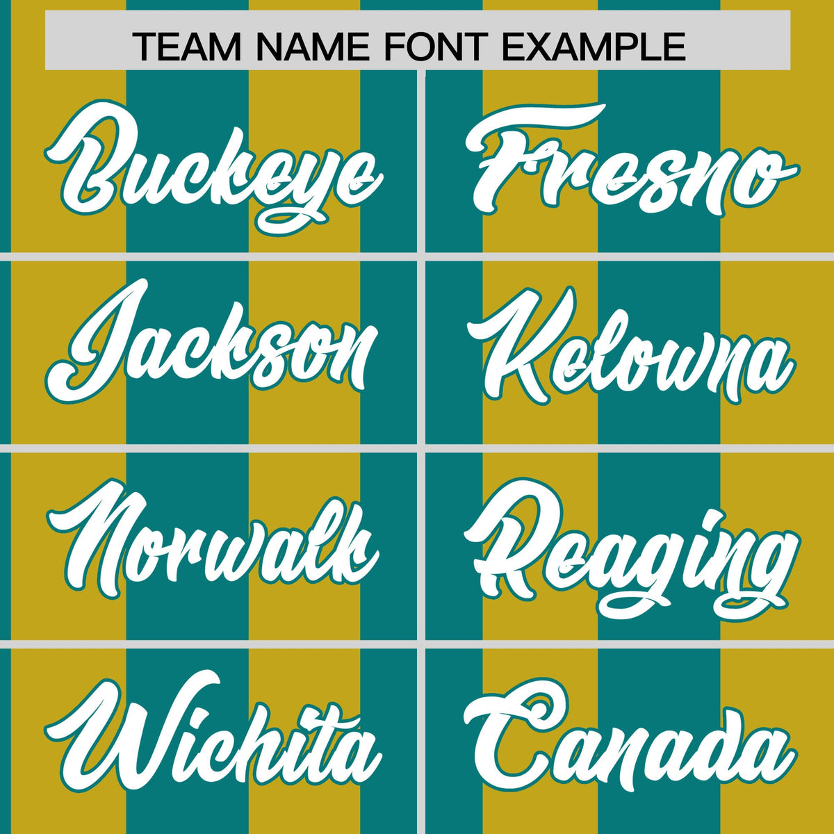 Custom Old Gold Aqua Stripe Fashion Authentic Two-Button Baseball Jersey