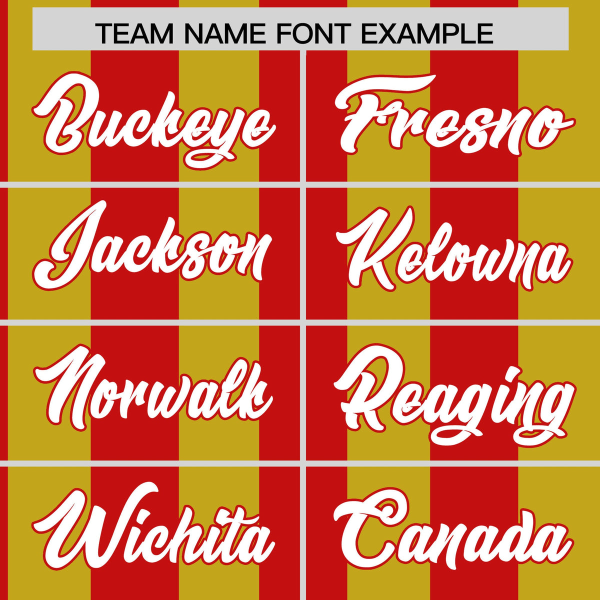 Custom Old Gold Red Stripe Fashion Authentic Two-Button Baseball Jersey