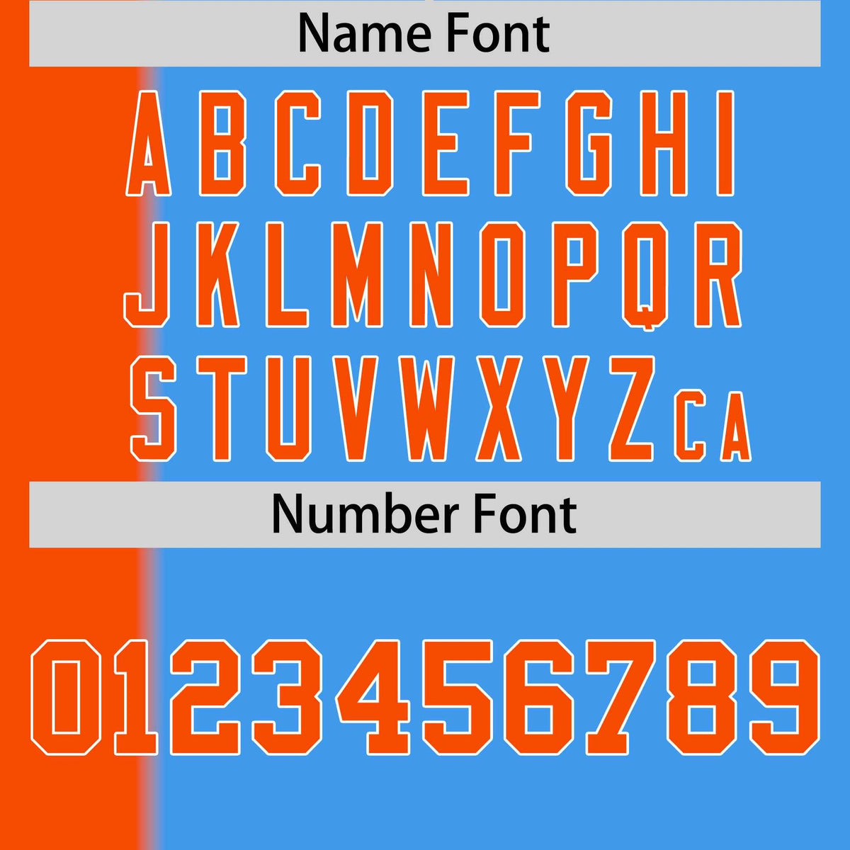 Custom Orange Powder Blue Gradient Stripe Fashion Authentic Two-Button Baseball Jersey