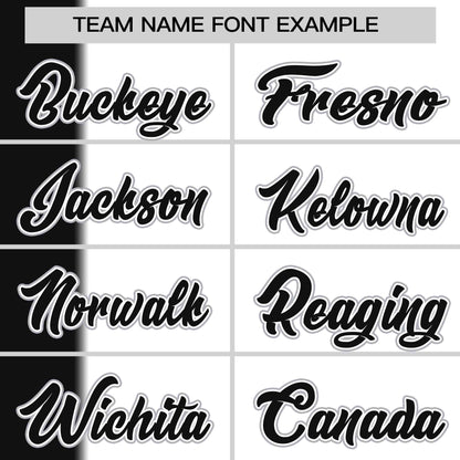 Custom Black White-Gray Gradient Stripe Fashion Authentic Two-Button Baseball Jersey