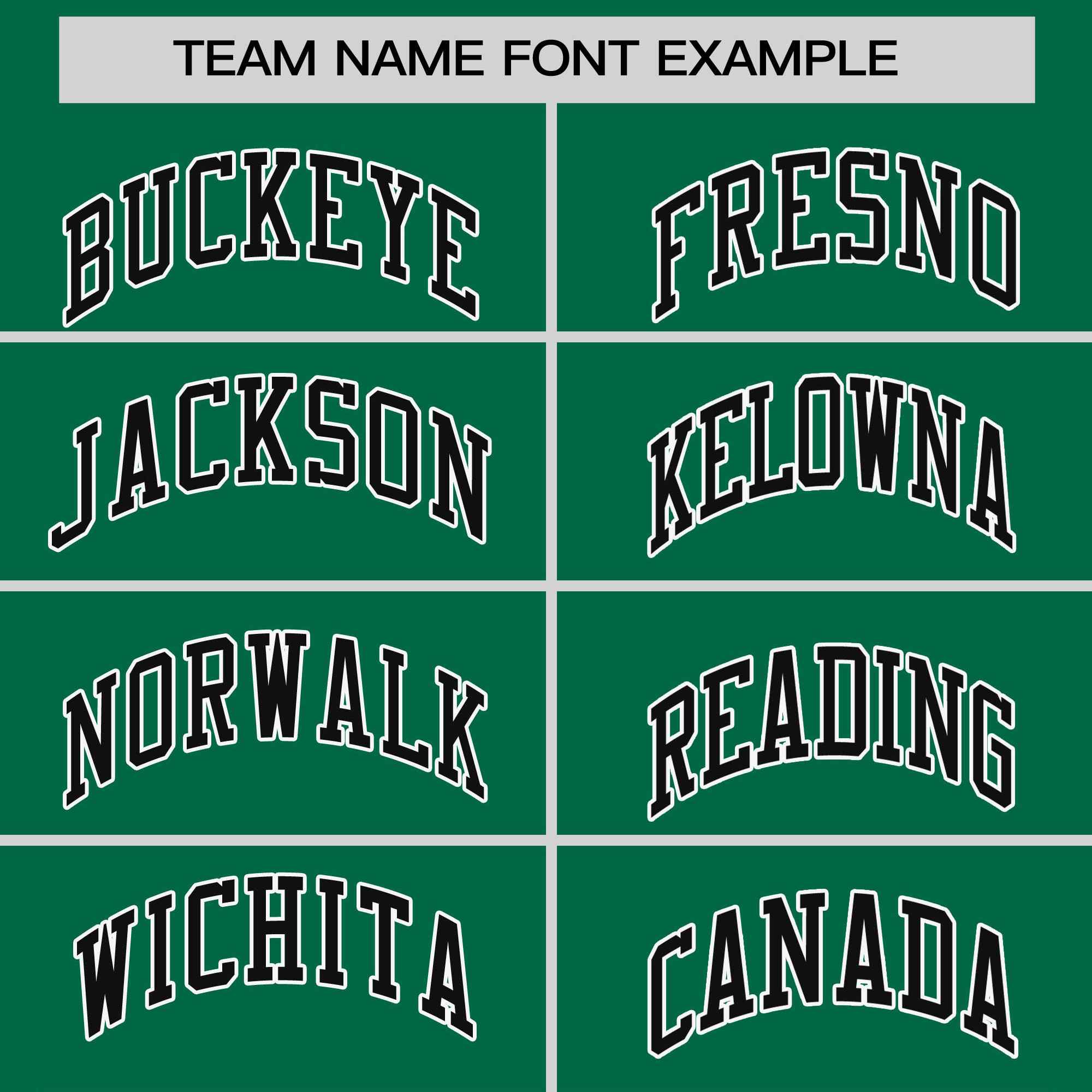 Custom Kelly Green Black-White Stripe Fashion Raglan Sleeves Authentic Two-Button Softball Jersey