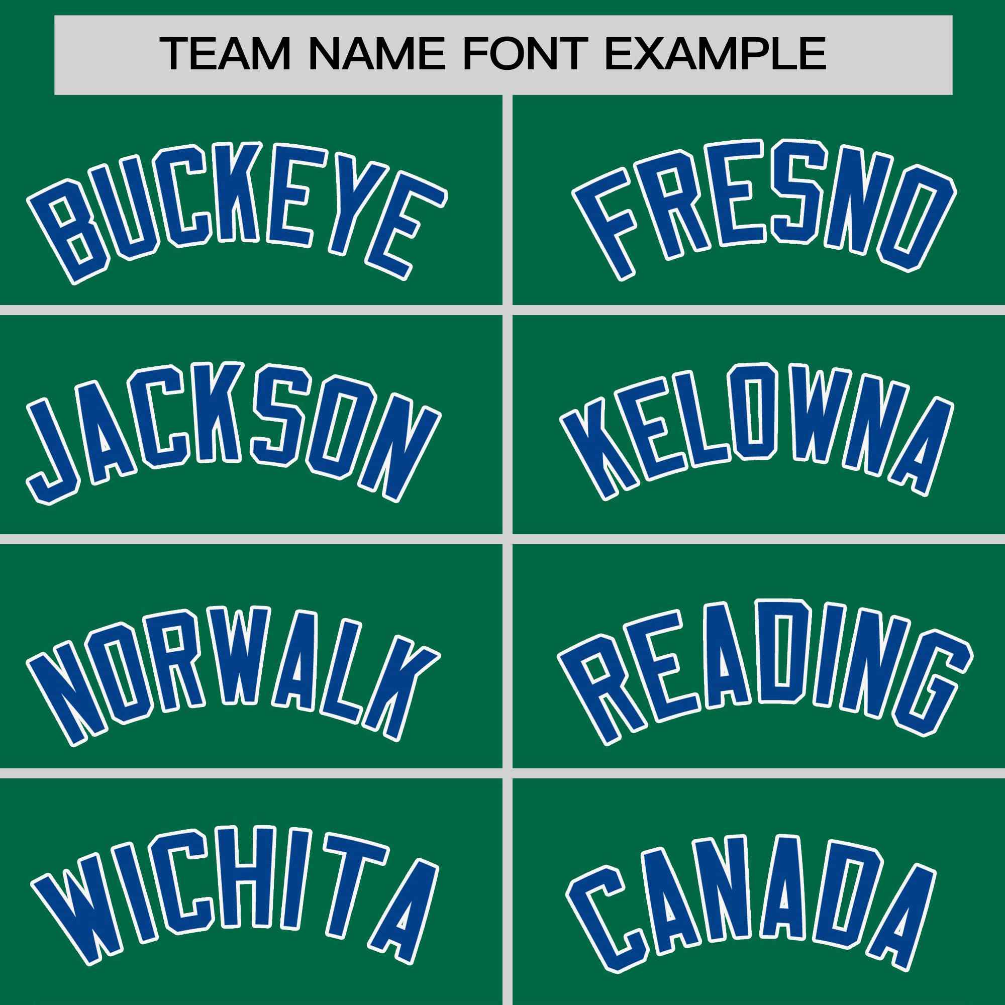 Custom Kelly Green Royal-White Stripe Fashion Raglan Sleeves Authentic Two-Button Softball Jersey