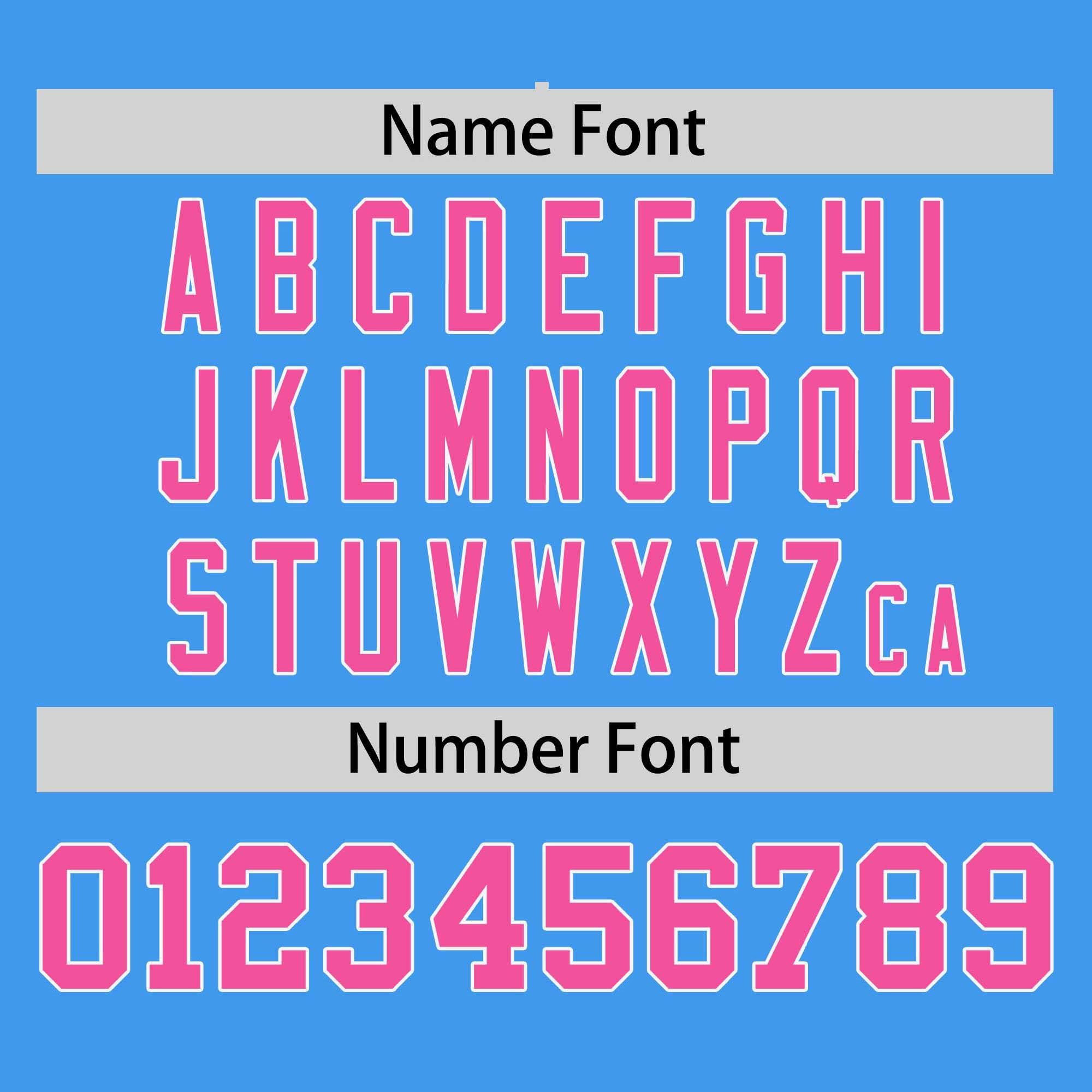 Custom Powder Blue Pink-White Stripe Fashion Raglan Sleeves Authentic Two-Button Softball Jersey