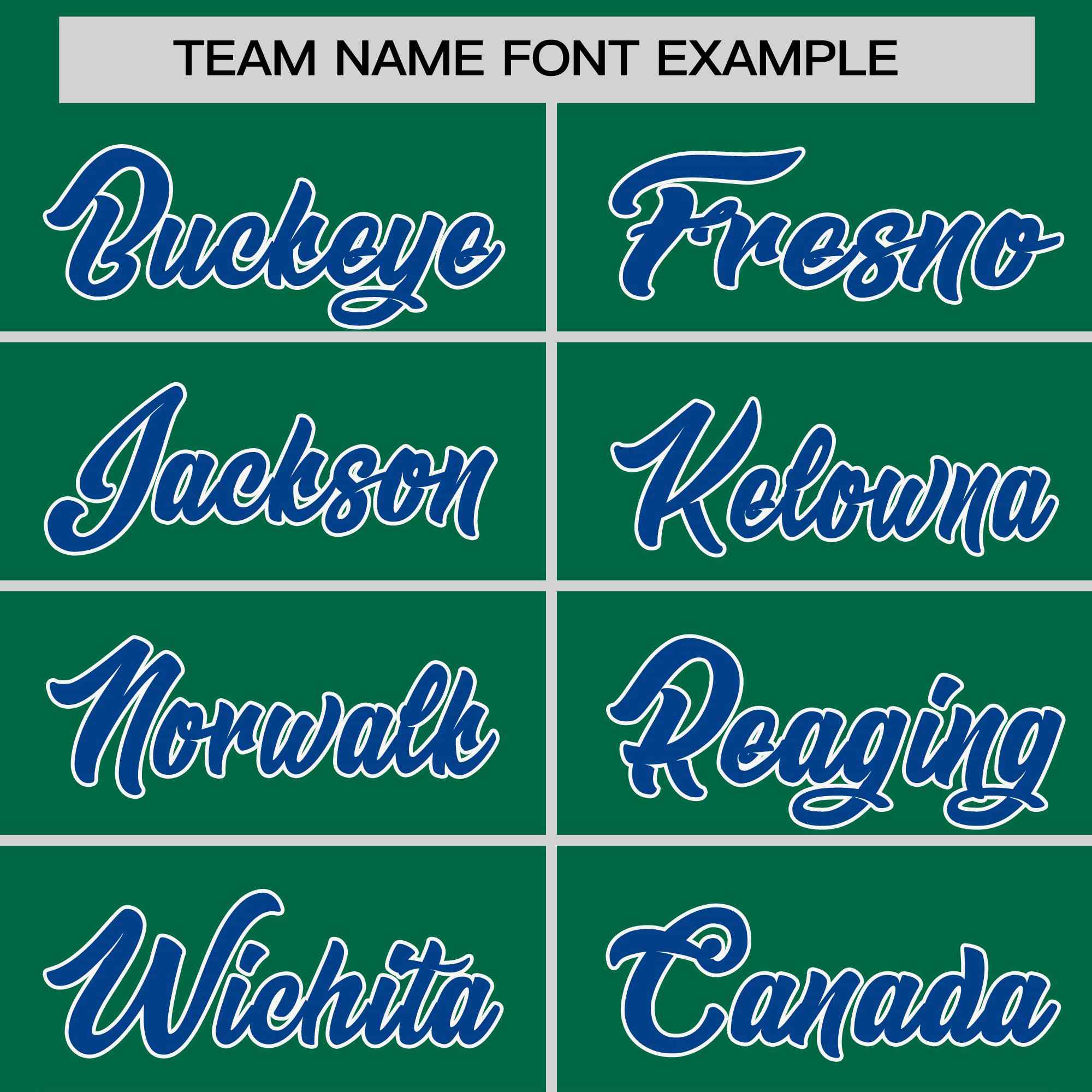 Custom Kelly Green Royal-White Stripe Fashion Raglan Sleeves Authentic Two-Button Softball Jersey