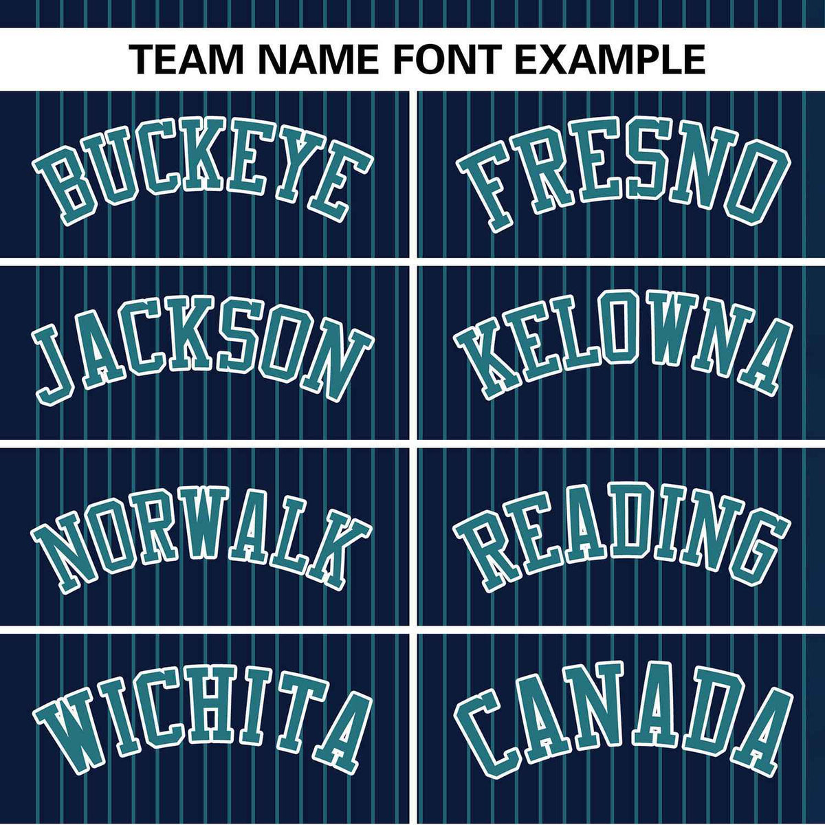 Custom Navy Aqua Stripe Fashion Authentic Two-Button Baseball Jersey