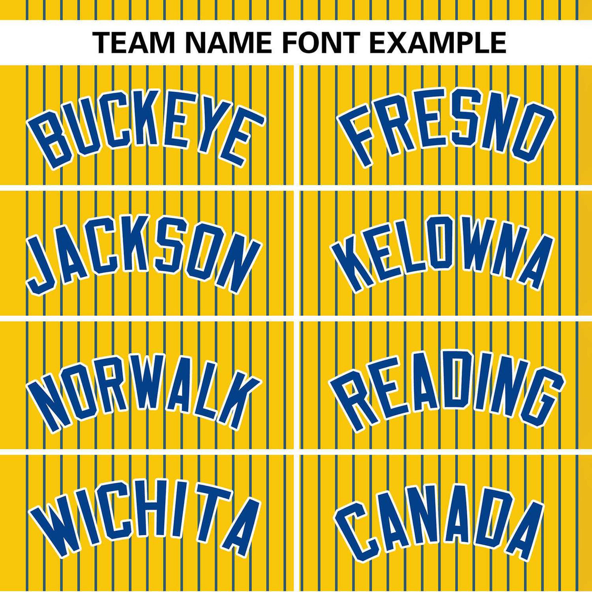 Custom Gold Royal Stripe Fashion Authentic Two-Button Baseball Jersey