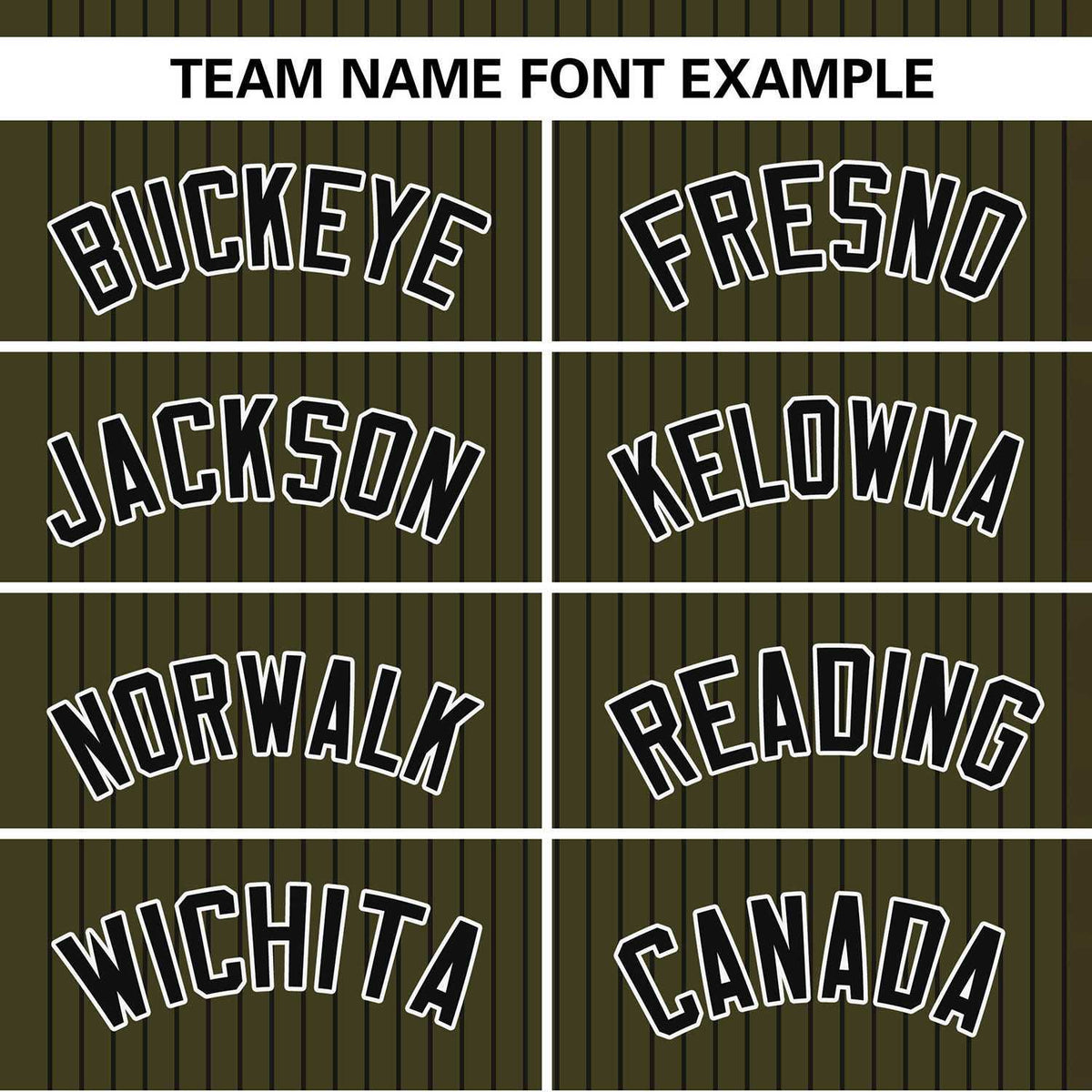 Custom Olive Black Stripe Fashion Authentic Two-Button Baseball Jersey