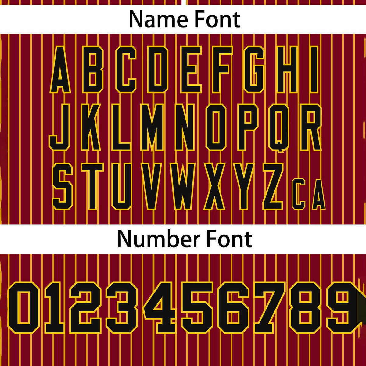 Custom Crimson Gold Stripe Fashion Authentic Two-Button Baseball Jersey