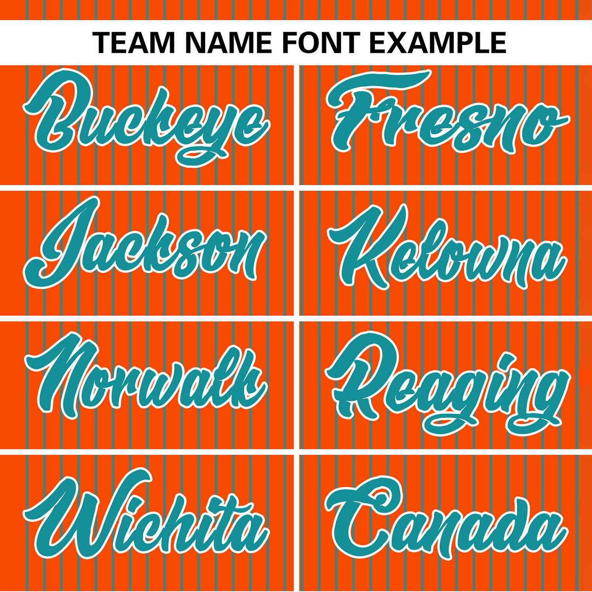 Custom Orange Aqua Stripe Fashion Authentic Two-Button Baseball Jersey