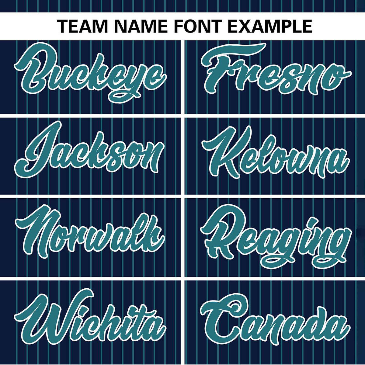 Custom Navy Aqua Stripe Fashion Authentic Two-Button Baseball Jersey