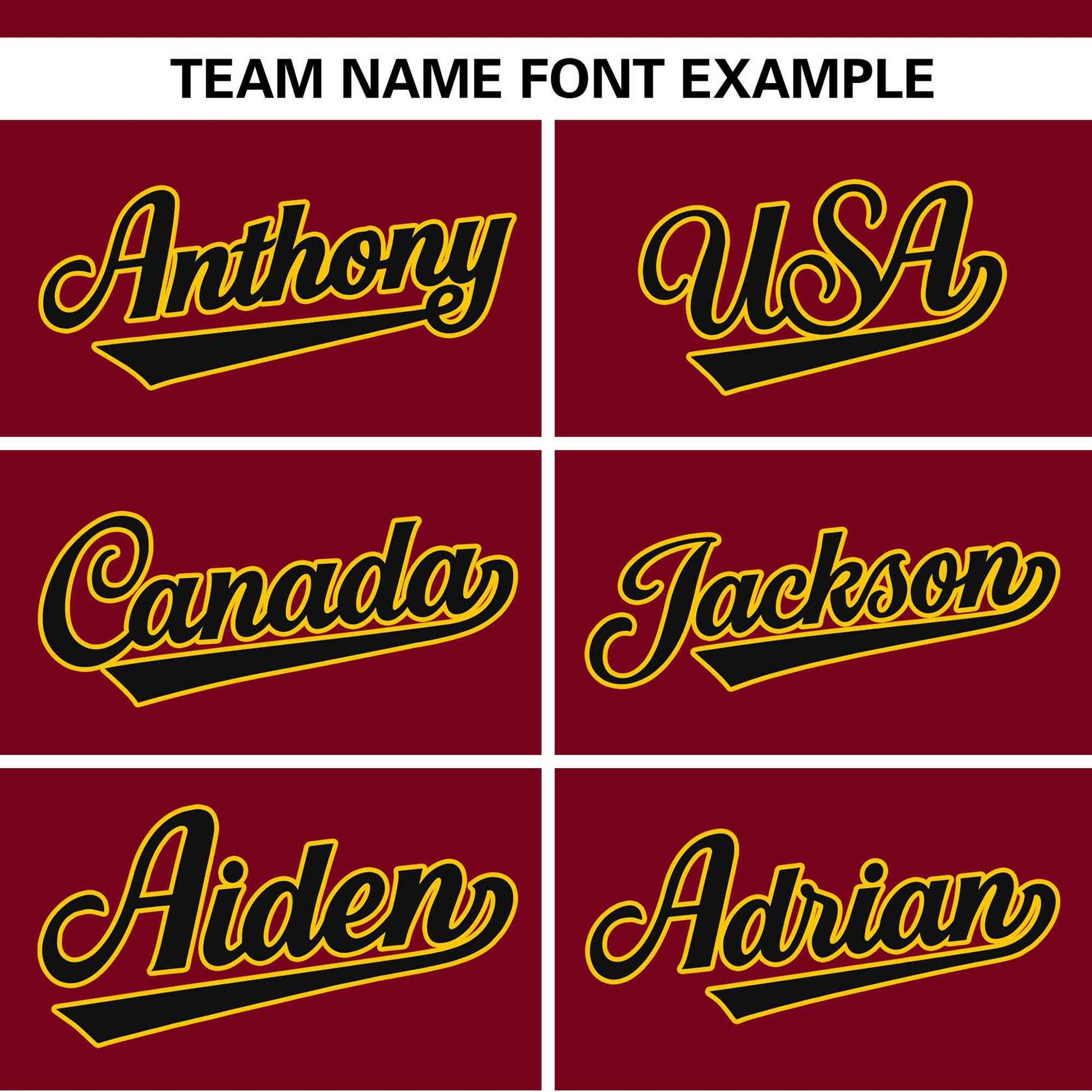 Custom Crimson Black-Gold Color Block Personalized Authentic Two-Button Baseball Jersey