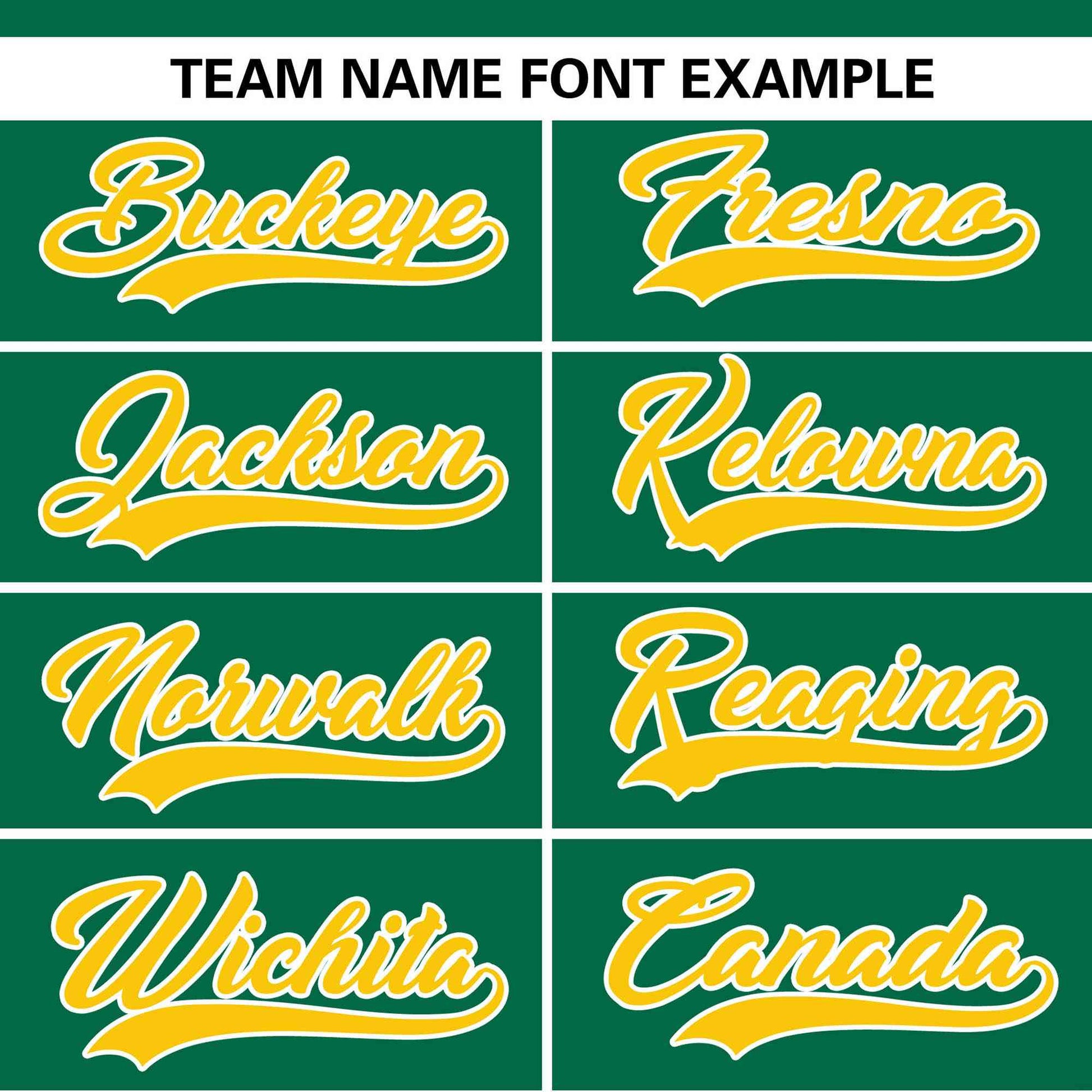 Custom Kelly Green White-Gold Color Block Personalized Authentic Two-Button Baseball Jersey