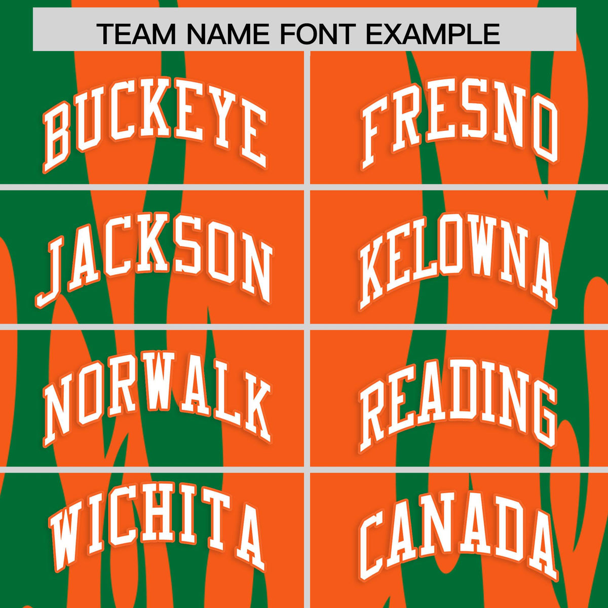 Custom Orange Kelly Green Flame Pattern Authentic Pullover Baseball Jersey