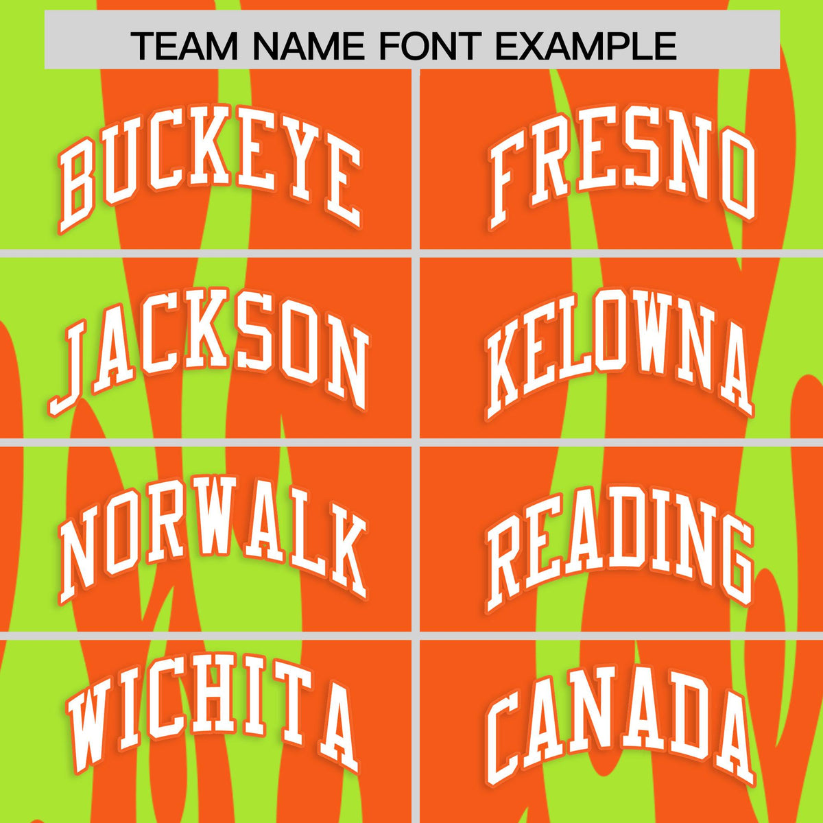 Custom Orange Neon Green Flame Pattern Authentic Pullover Baseball Jersey