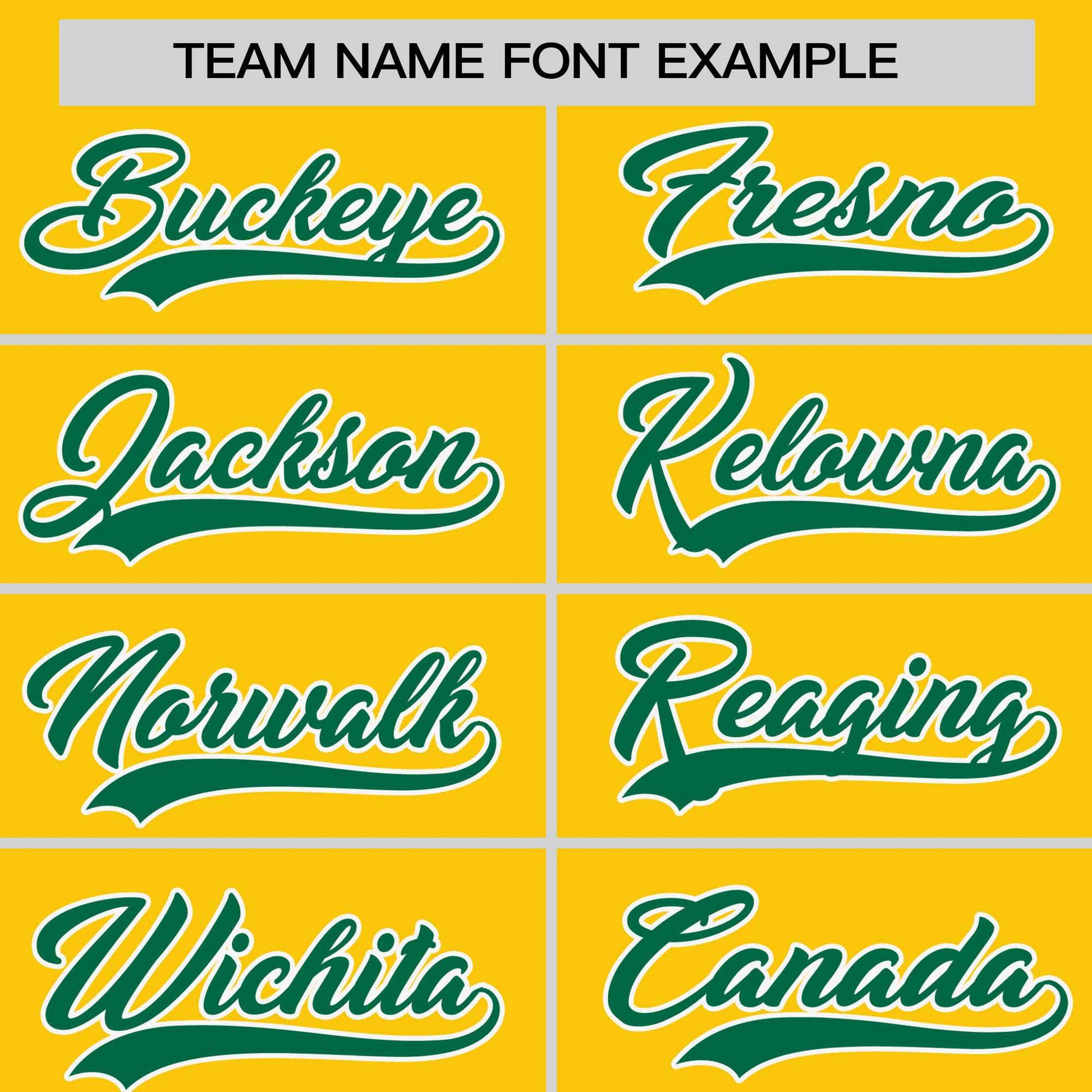 Custom Gold Kelly Green Personalized Horizontal Stripe Authentic Pullover Baseball Jersey