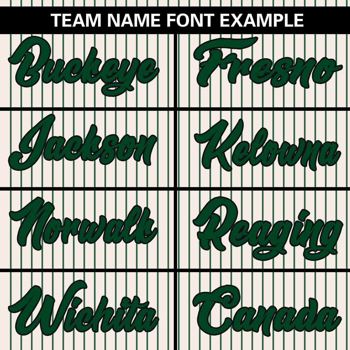 Custom Cream Green Stripe Fashion Authentic Pullover Baseball Jersey