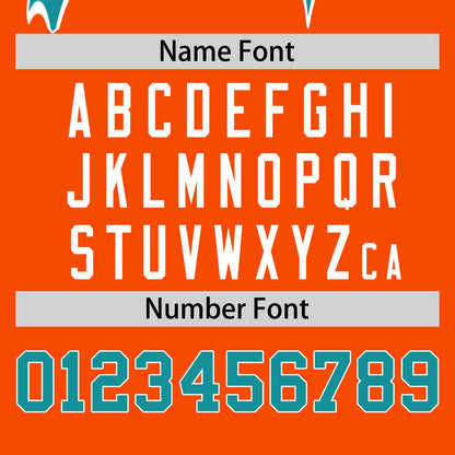 Custom Orange Aqua Personalized Raglan Sleeves Authentic Baseball Jersey
