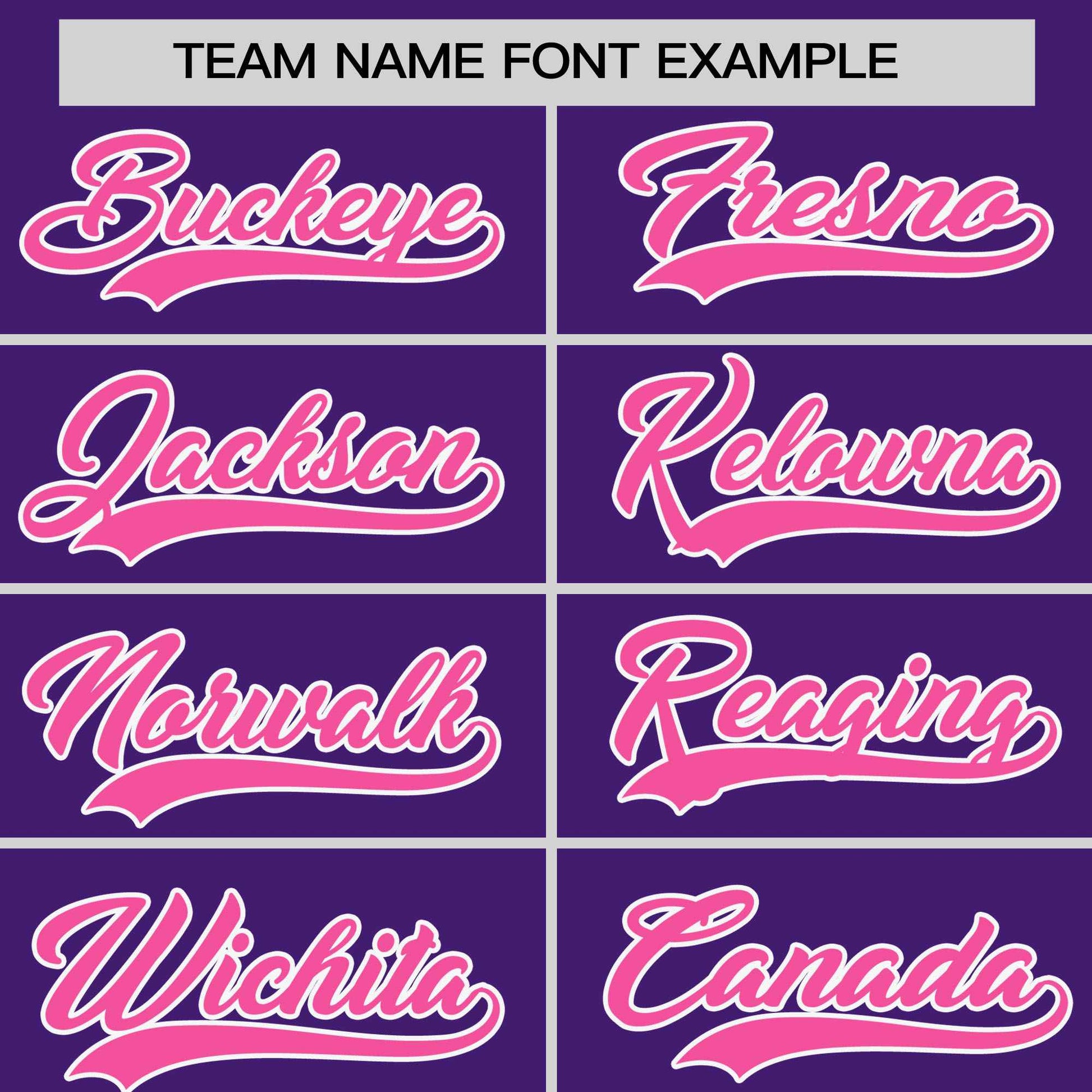 Custom Purple Pink Personalized Raglan Sleeves Authentic Baseball Jersey
