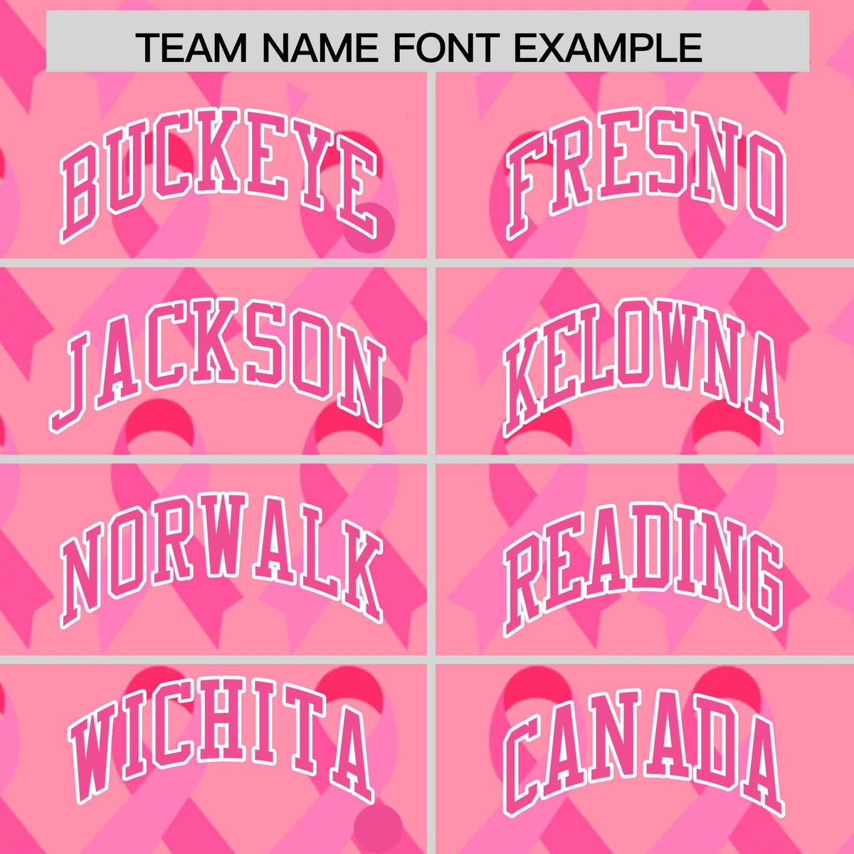 Custom Light Pink Pink Breast Cancer Awareness Month Pink Ribbon Authentic Baseball Jersey for Women