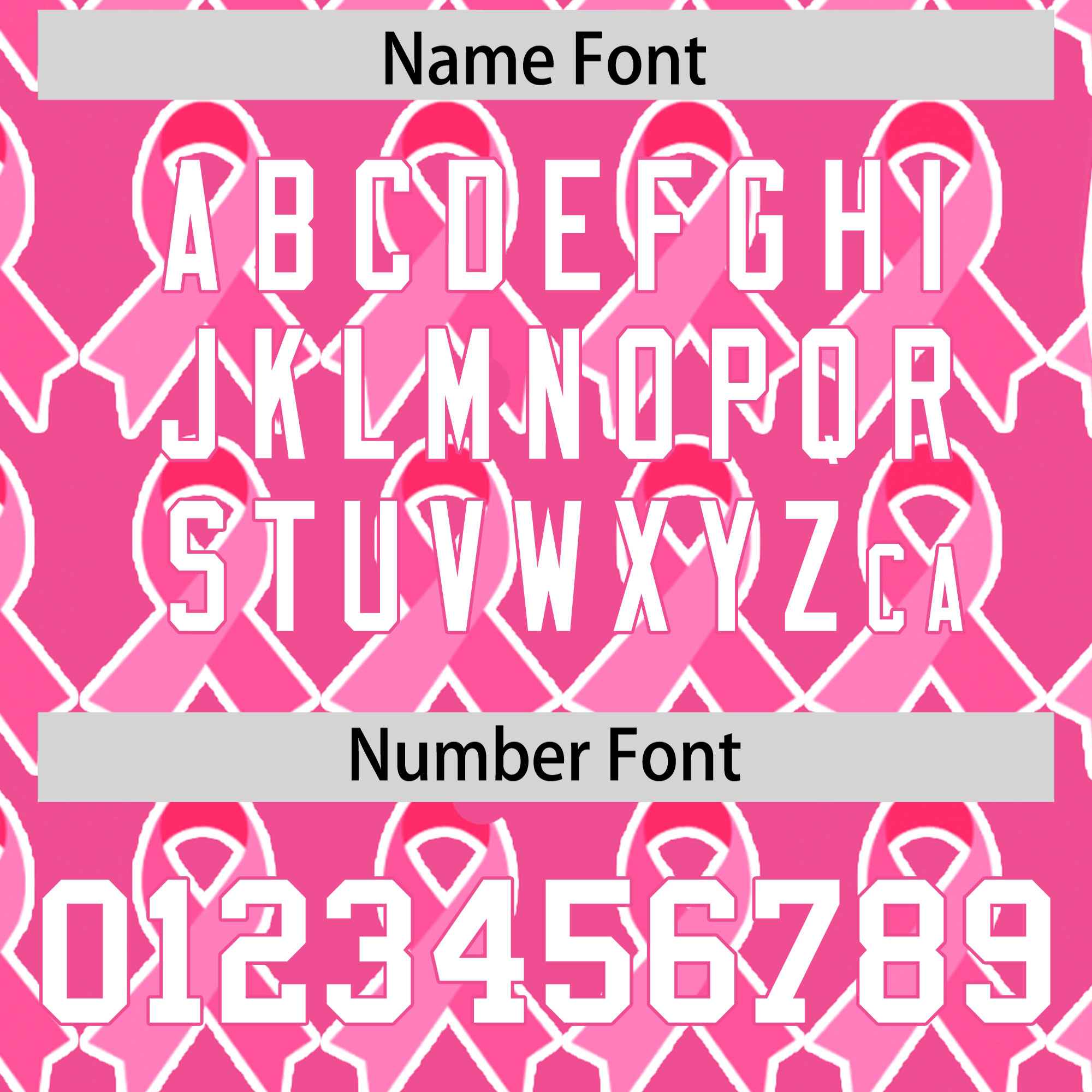 Custom Pink White Breast Cancer Awareness Month Pink Ribbon Authentic Baseball Jersey for Women