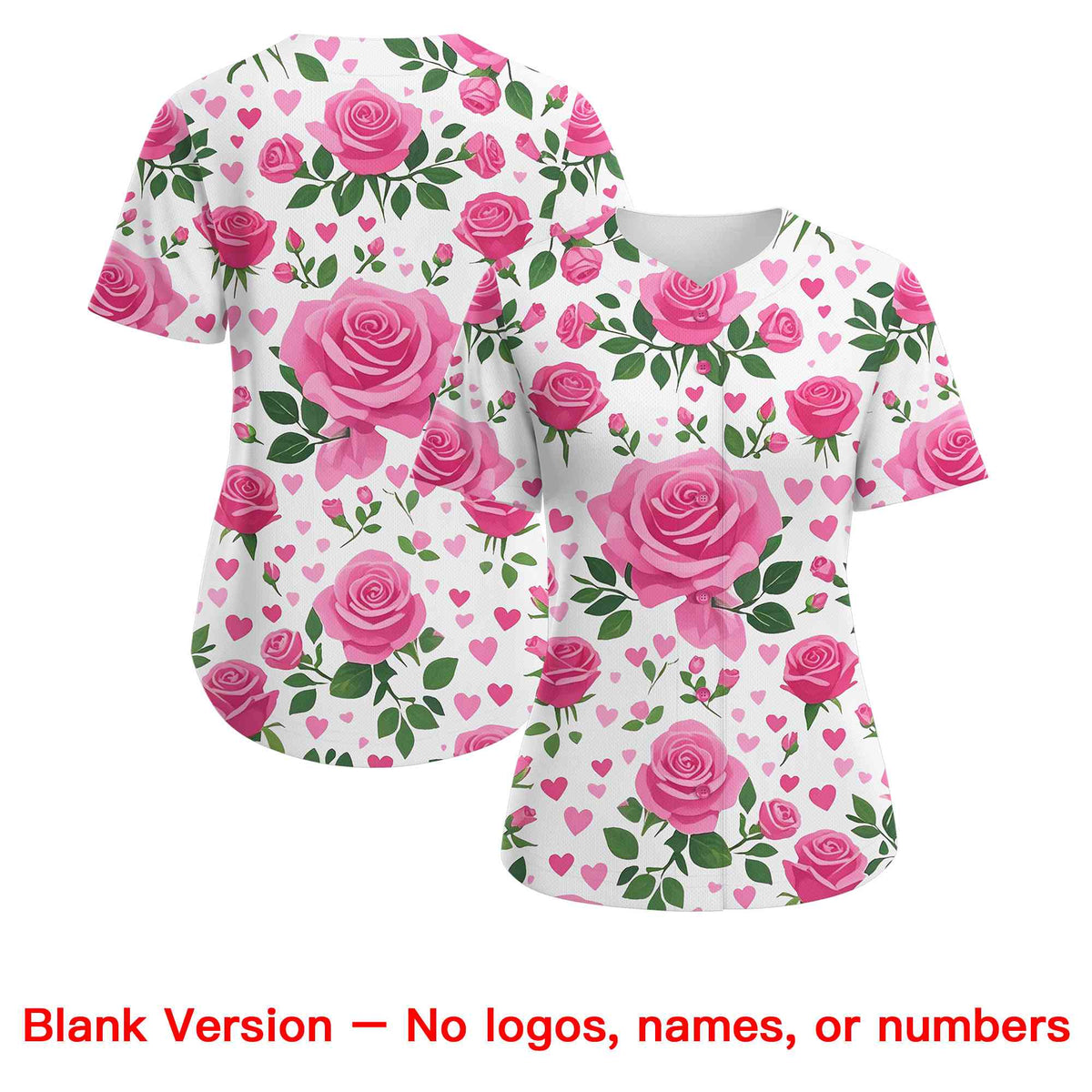 Custom White Black Breast Cancer Awareness Month Pink Ribbon Authentic Baseball Jersey for Women