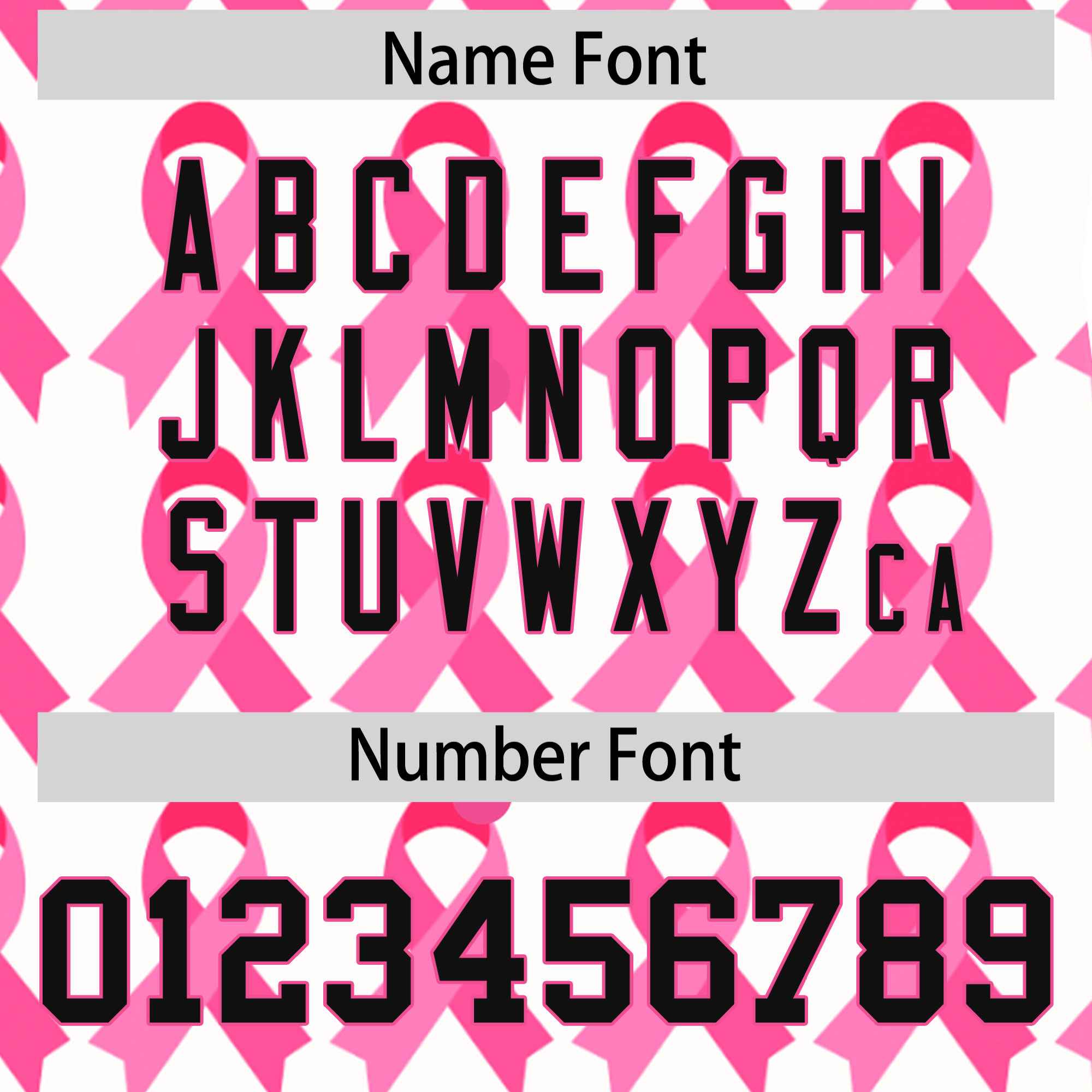 Custom White Black Breast Cancer Awareness Month Pink Ribbon Authentic Baseball Jersey for Women