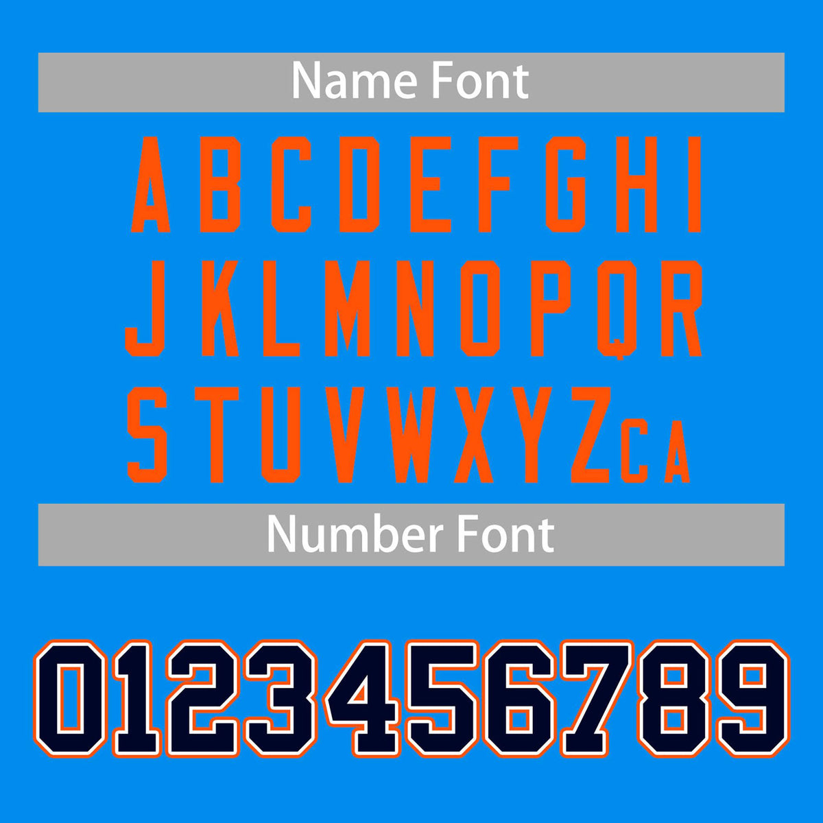 Custom Powder Blue Navy-Orange Color Block Personalized Outdoor Hooded Waterproof Jacket