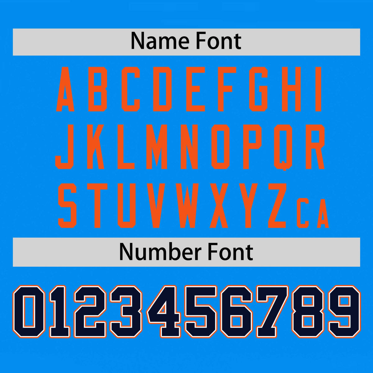 Custom Powder Blue Navy-Orange Color Block Personalized Outdoor Hooded Waterproof Jacket