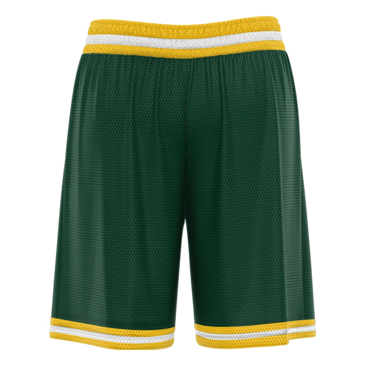 Custom Green Yellow Basketball Shorts