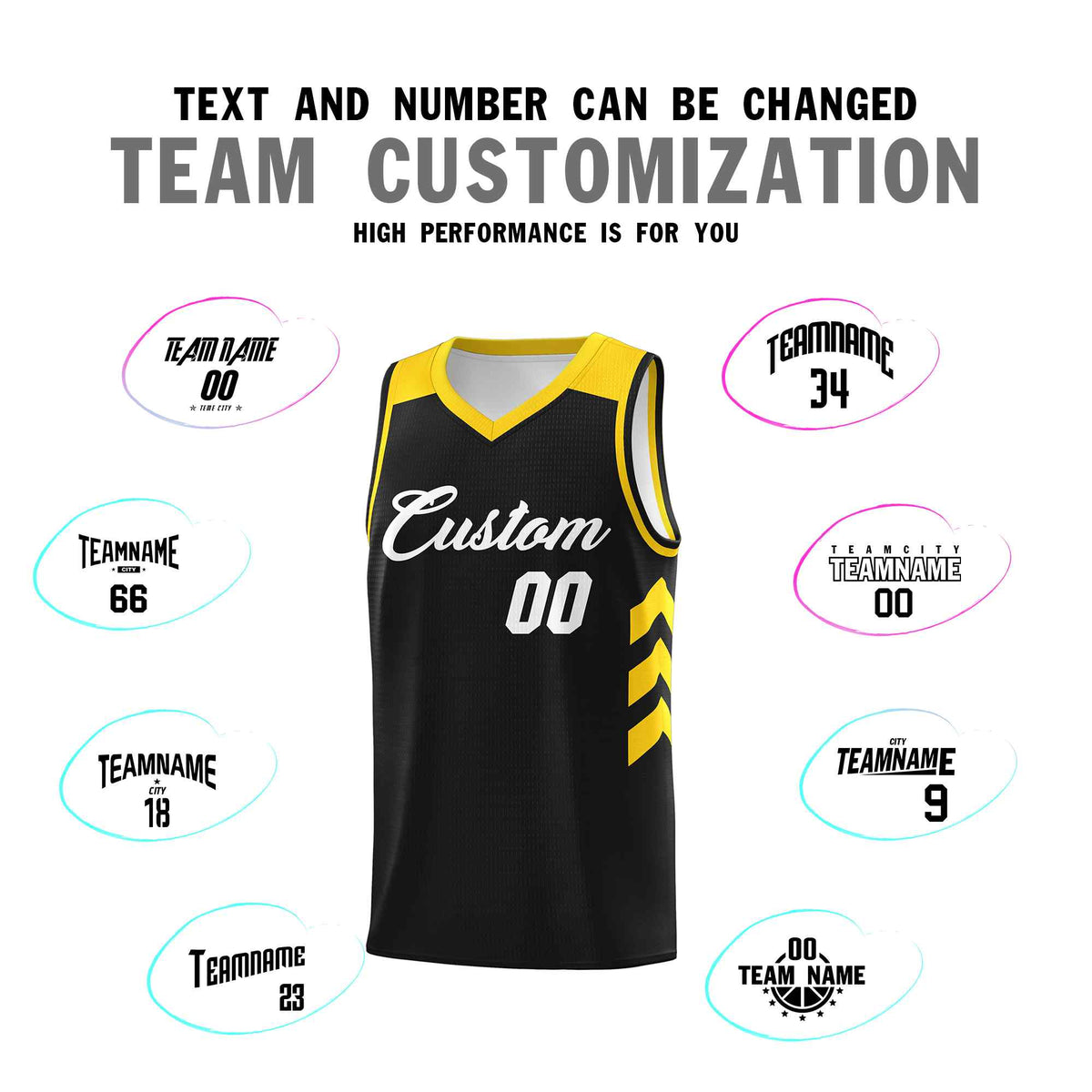 Custom Black White Classic Sets Sports Uniform Basketball Jersey