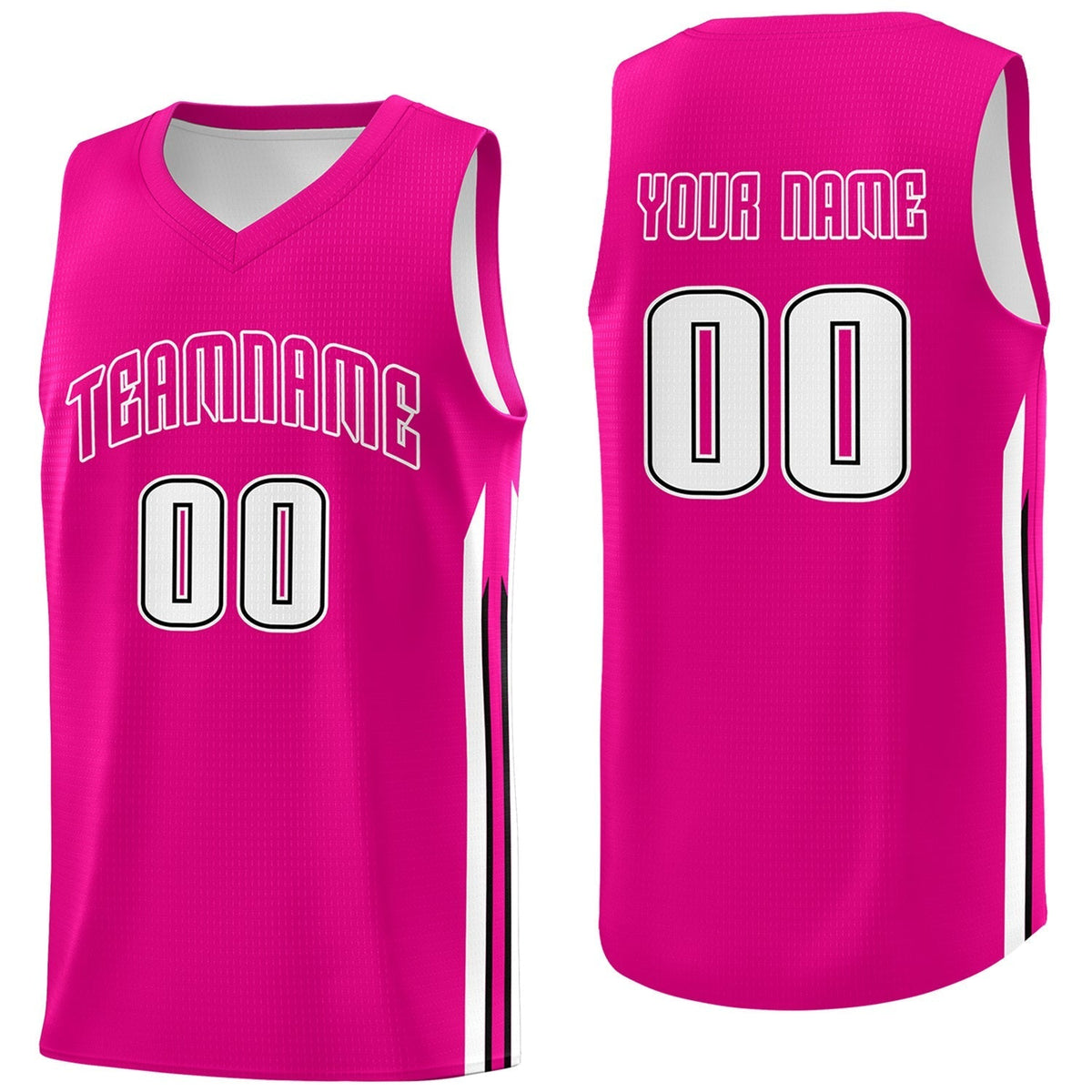 Custom Basketball Jersey Pink Classic Tops Men/Boy Athletic Basketball Jersey