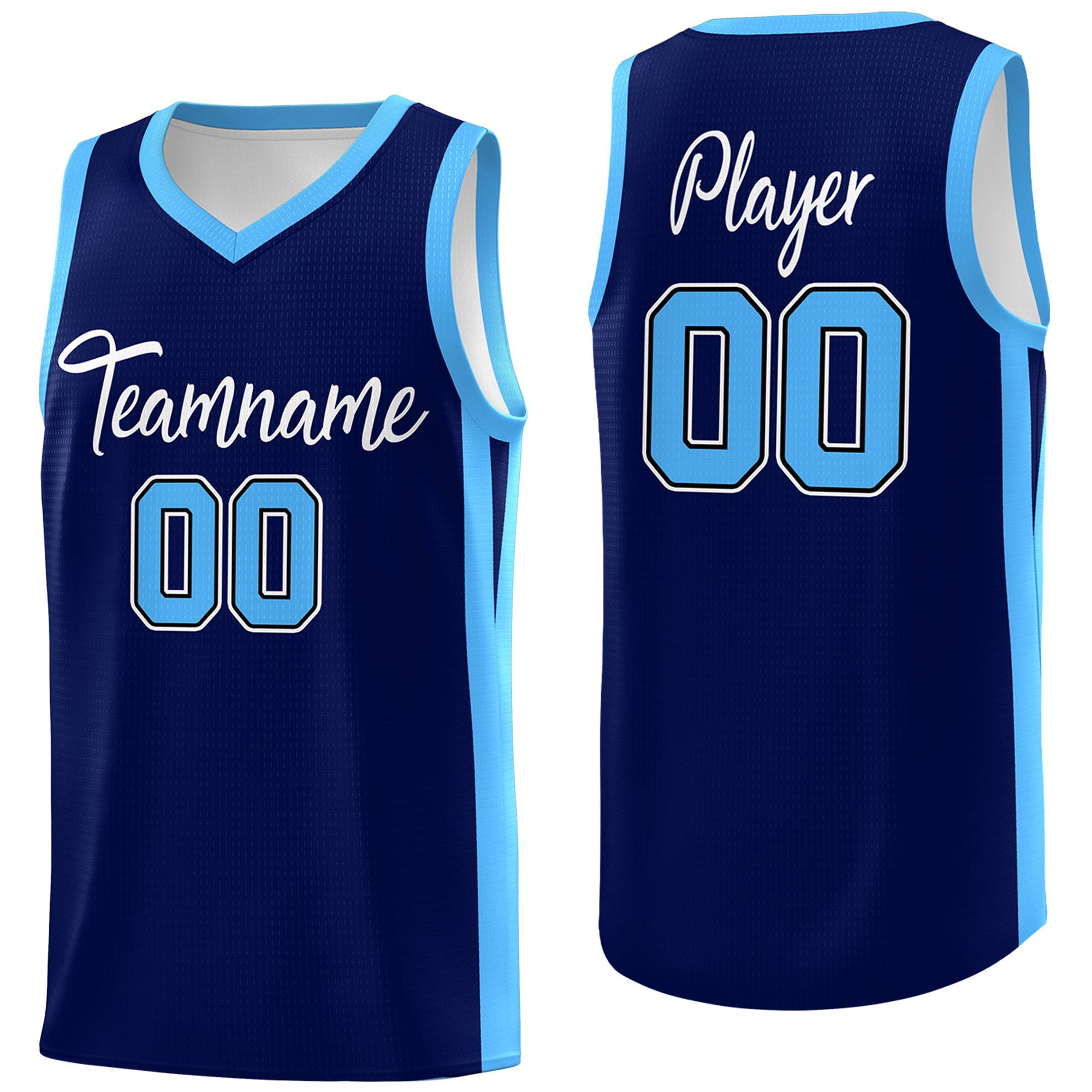 Custom Navy White Classic Tops Basketball Jersey